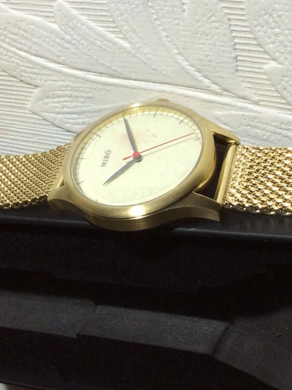 Designer Miro gold Men's mesh Watch Size ONE SIZE - 9 Thumbnail