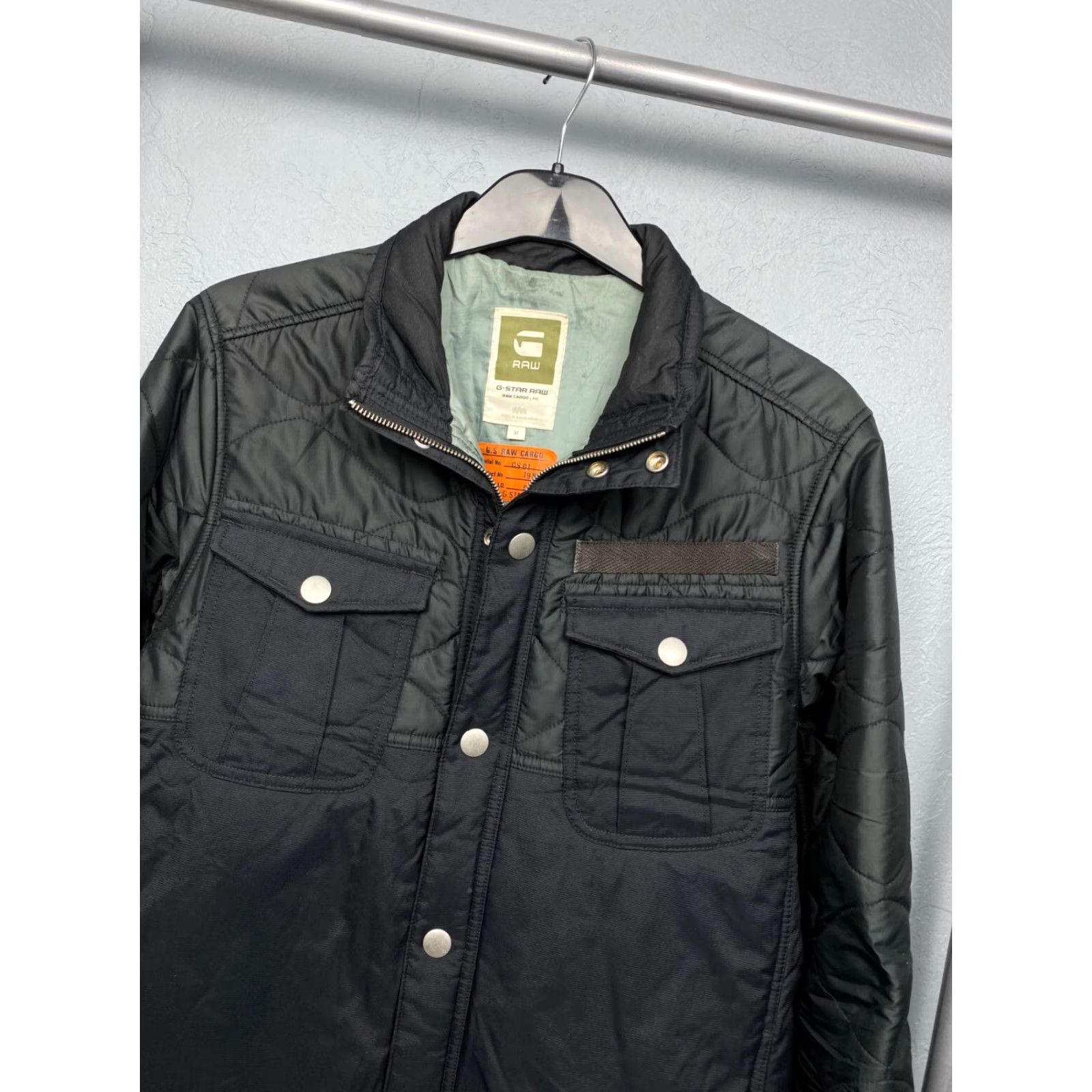 G-Star G Star Raw Cargo Line Mens Filch Jacket M Jacket Mens Black G-Star Size US M / EU 48-50 / 2 - 2 Thumbnail