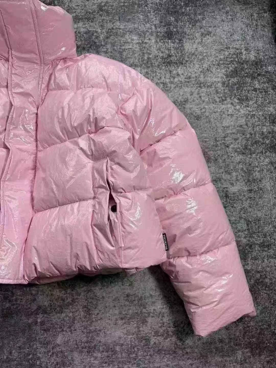 Balenciaga Balenciaga Pink Glossy Down Jacket Size S / US 4 / IT 40 - 4 Thumbnail