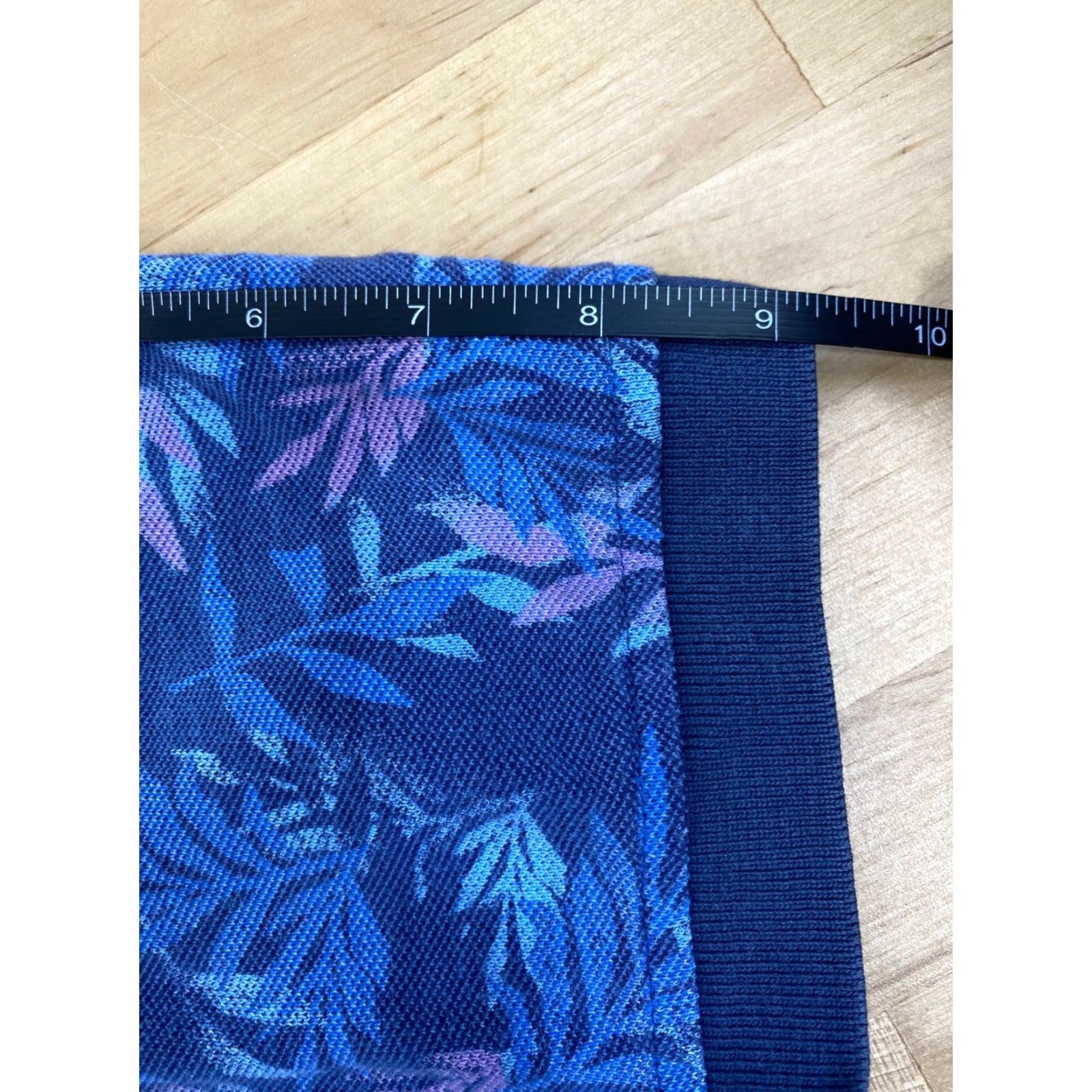 Izod Izod Polo Shirt Mens L Blue Short Sleeve Floral Tropical Golf 100% Cotton Regular Size US XL / EU 56 / 4 - 6 Thumbnail