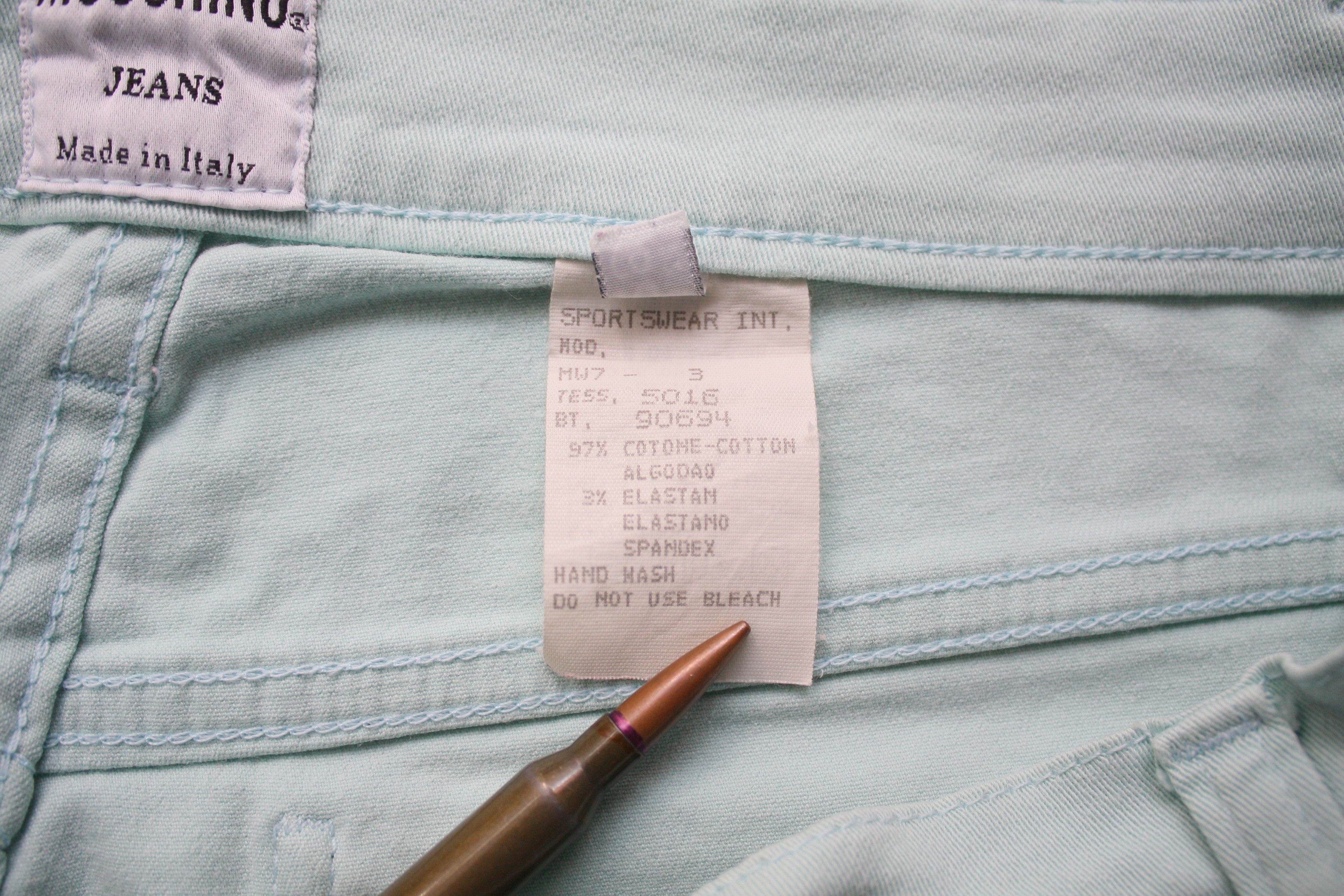 Moschino Moschino Jeans Vintage Turquoise Trousers 29 Made In Italy Size 28" / US 6 / IT 42 - 7 Thumbnail