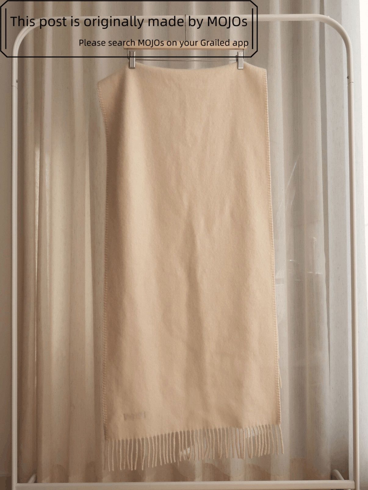 AMI AMI Paris Heart Logo Scarf mojos16021211 Size ONE SIZE - 2 Thumbnail