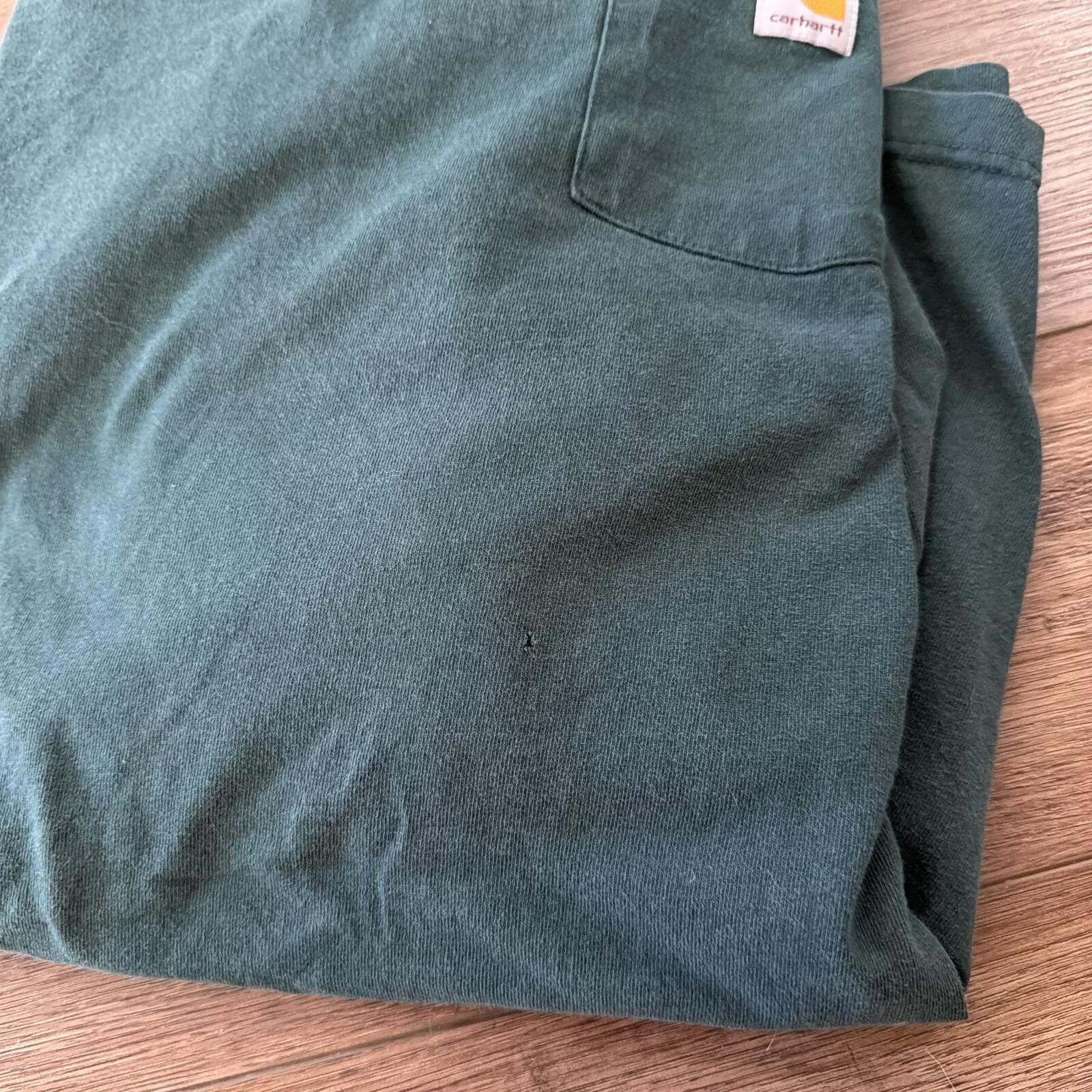 Carhartt Carhartt Green Long Sleeve Henley Pocket Shirt Vintage Y2K Size US XXL / EU 58 / 5 - 7 Thumbnail