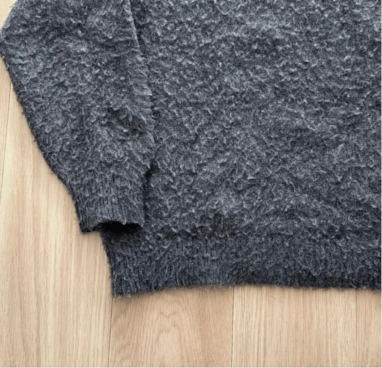 Auralee 5 Brushed Wool Cashmere Silk Knit P/O GRAY Size US XXL / EU 58 / 5 - 5 Thumbnail