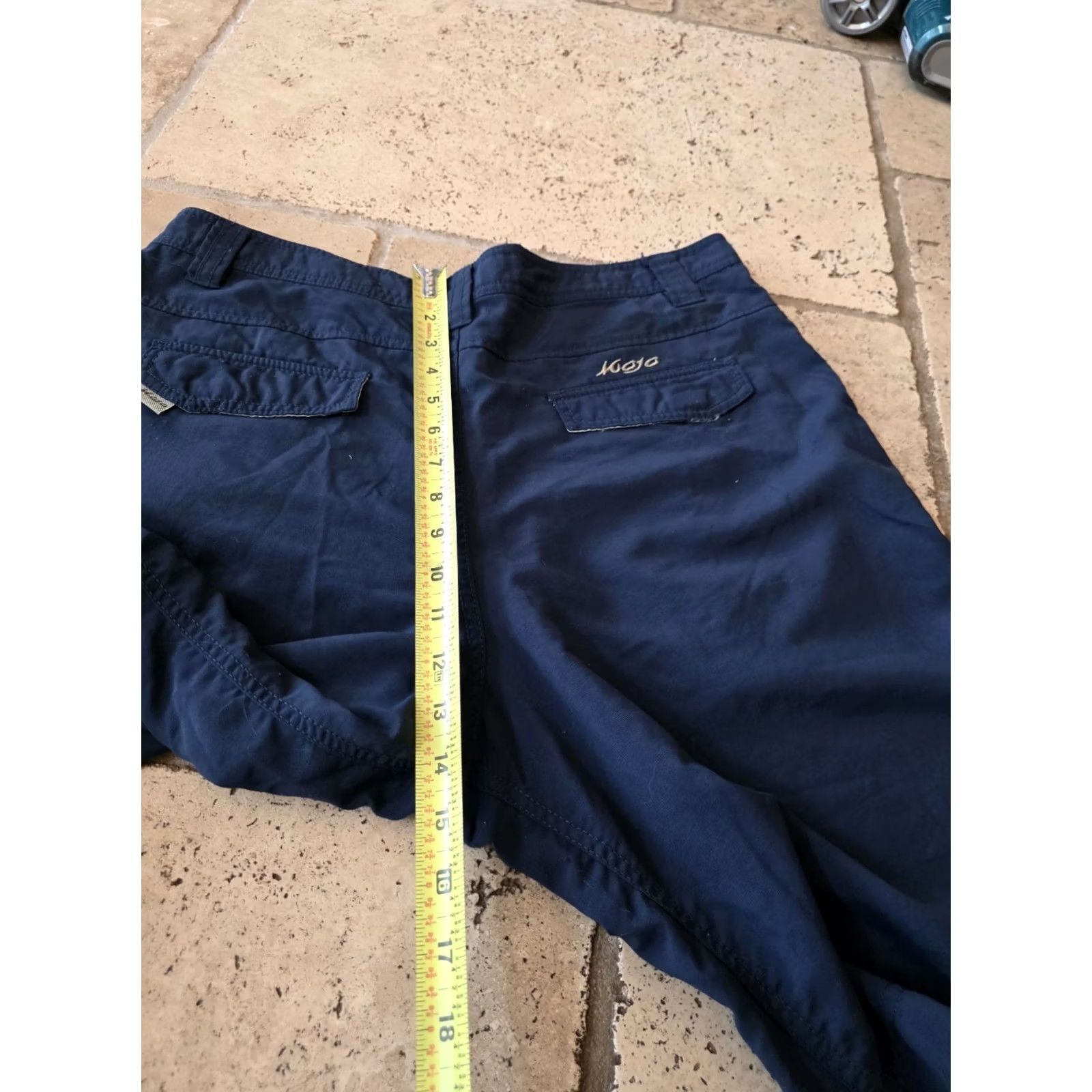 Vintage Mojo Fishing Shorts Mens 36 Blue Cargo Nylon Regular Pockets Adjustable Waist Breathable Sportwear Company Size US 36 / EU 52 - 4 Thumbnail