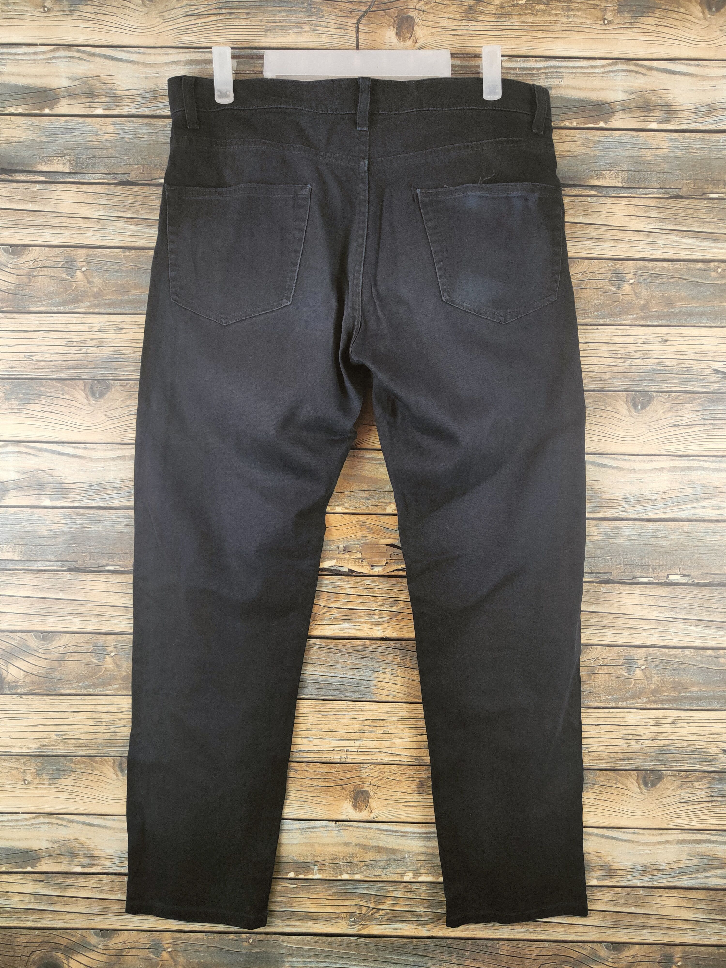 Japanese Brand DL Uniqlo Black Multipocket Casual Pants #46-320 Size US 31 - 7 Thumbnail