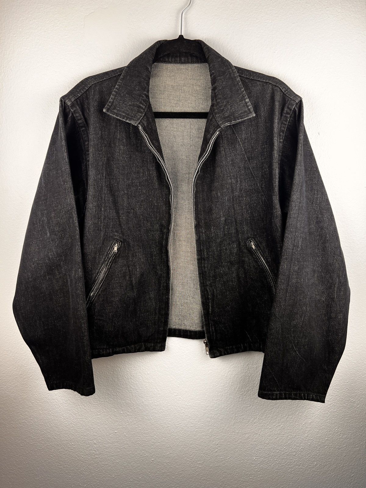 90s Y’s for Men zip denim jacket