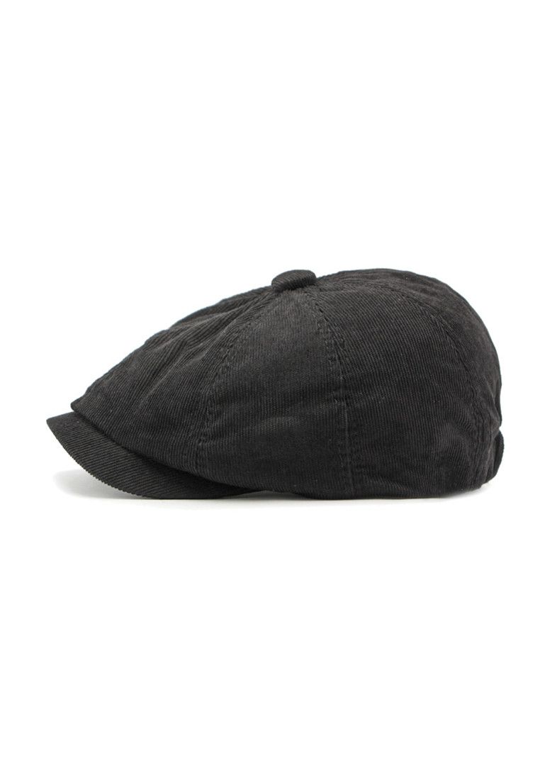Other British Vintage Black Corduroy Octagonal Hat Size ONE SIZE - 3 Thumbnail