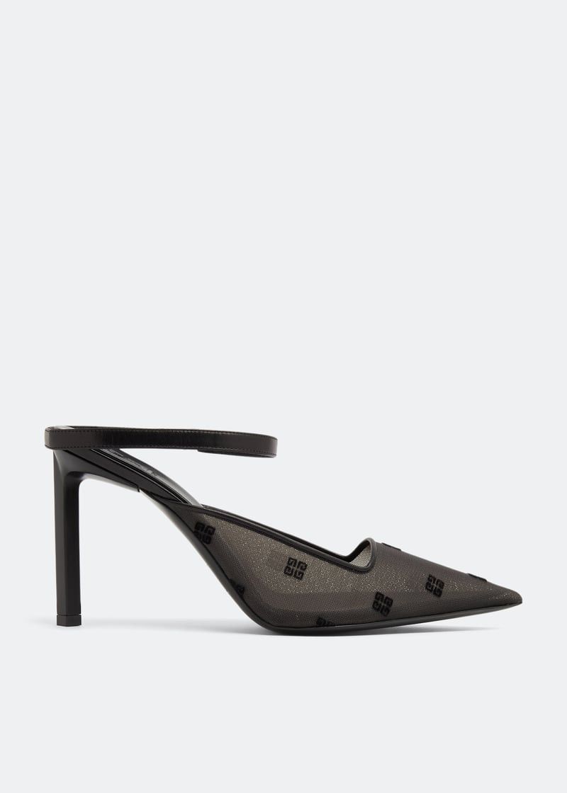 Givenchy o1w1db10525 Show Strap 95 Mules in Black Size US 8 / IT 38 - 1 Thumbnail