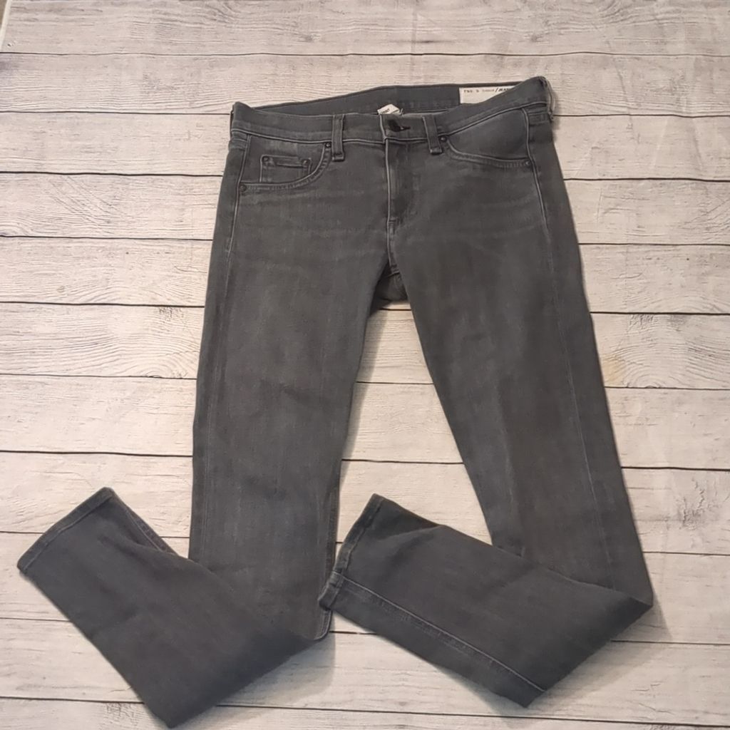Rag & Bone Rag & bone gray skinny jeans size 27 Size 27" / US 4 / IT 40 - 1 Thumbnail