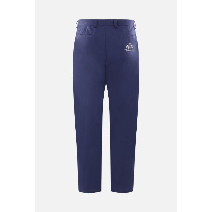 Prada PRADA Blue Technical Poplin Trousers New & Authentic (Men's Size US 32 / EU 48 - 2 Thumbnail