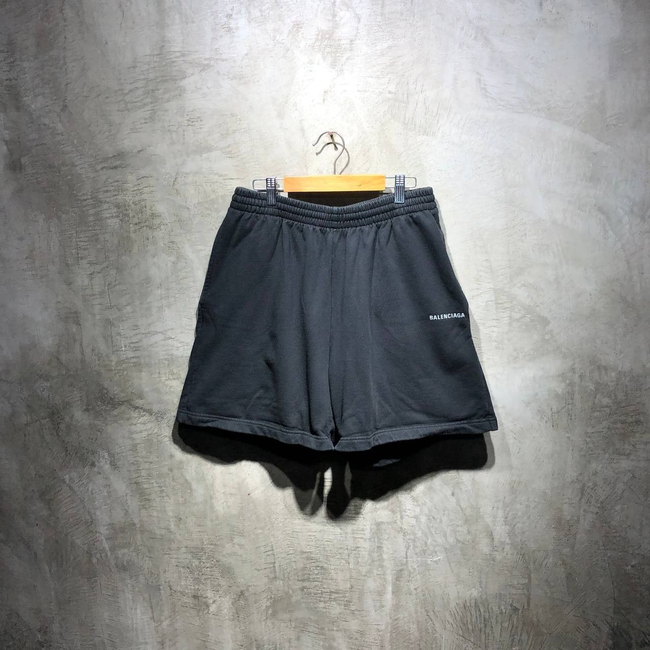 Balenciaga small logo reflective shorts
