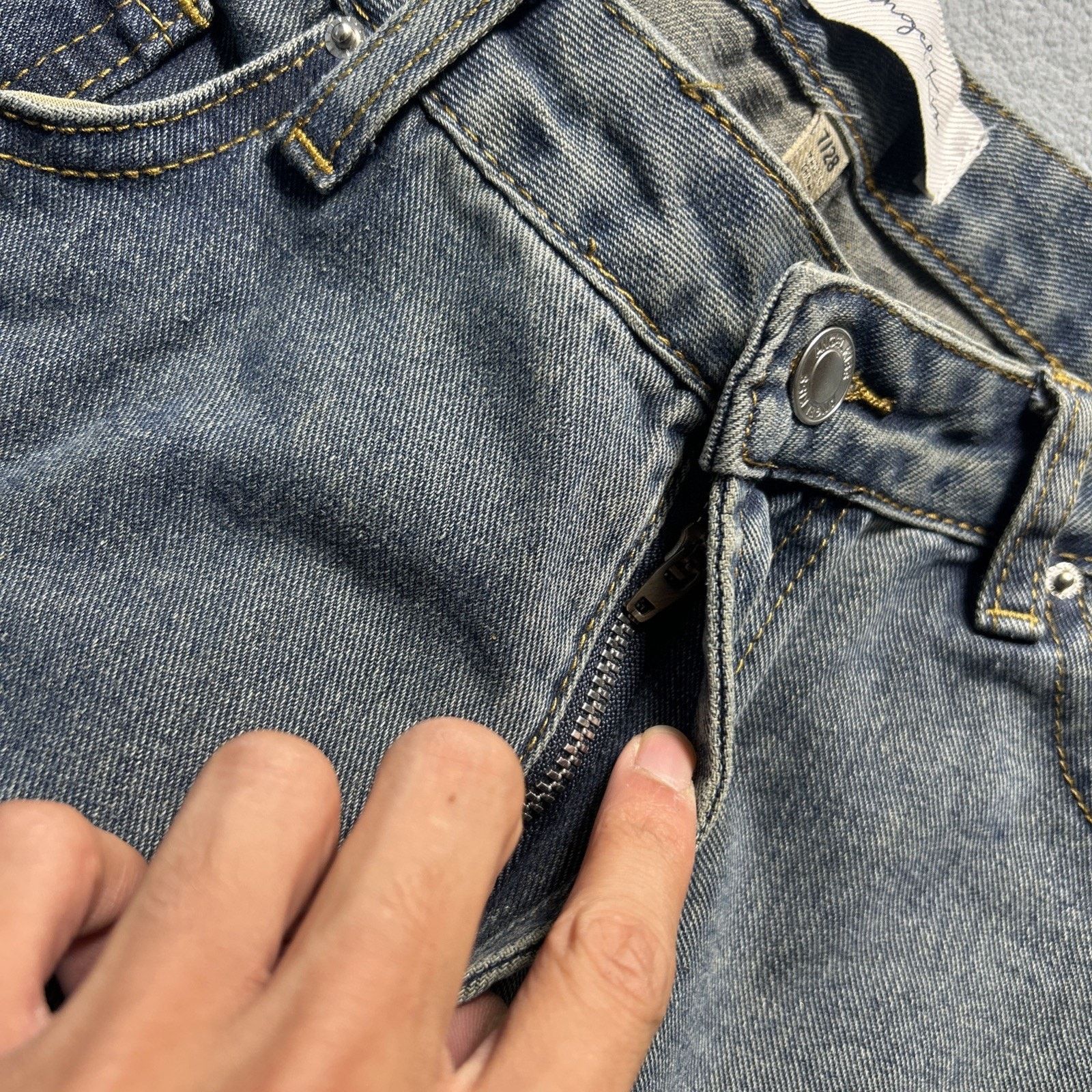 JNCO Patchwork Beyond Baggy Jeans sz 7 32x31 Wide Loose Hamilton Size 32" / US 10 / IT 46 - 5 Thumbnail