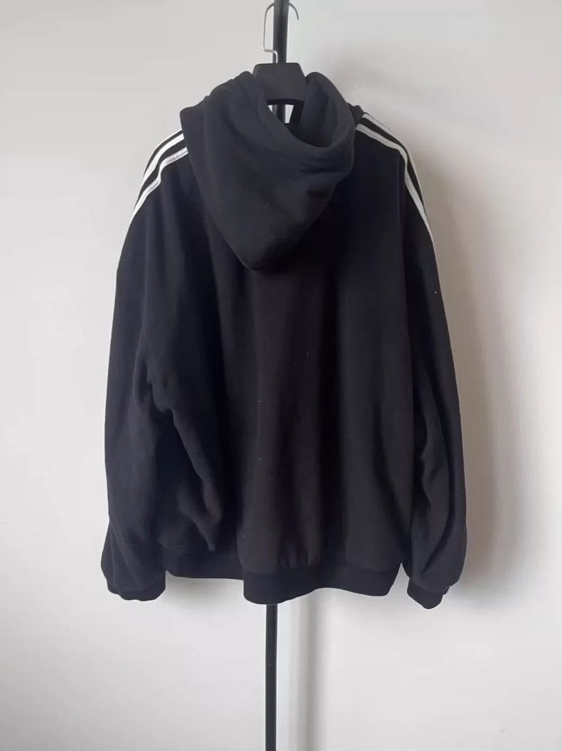 Balenciaga Balenciaga Logo printed zip-up hooded sweatshirt with side Size US XXS / EU 40 - 2 Thumbnail