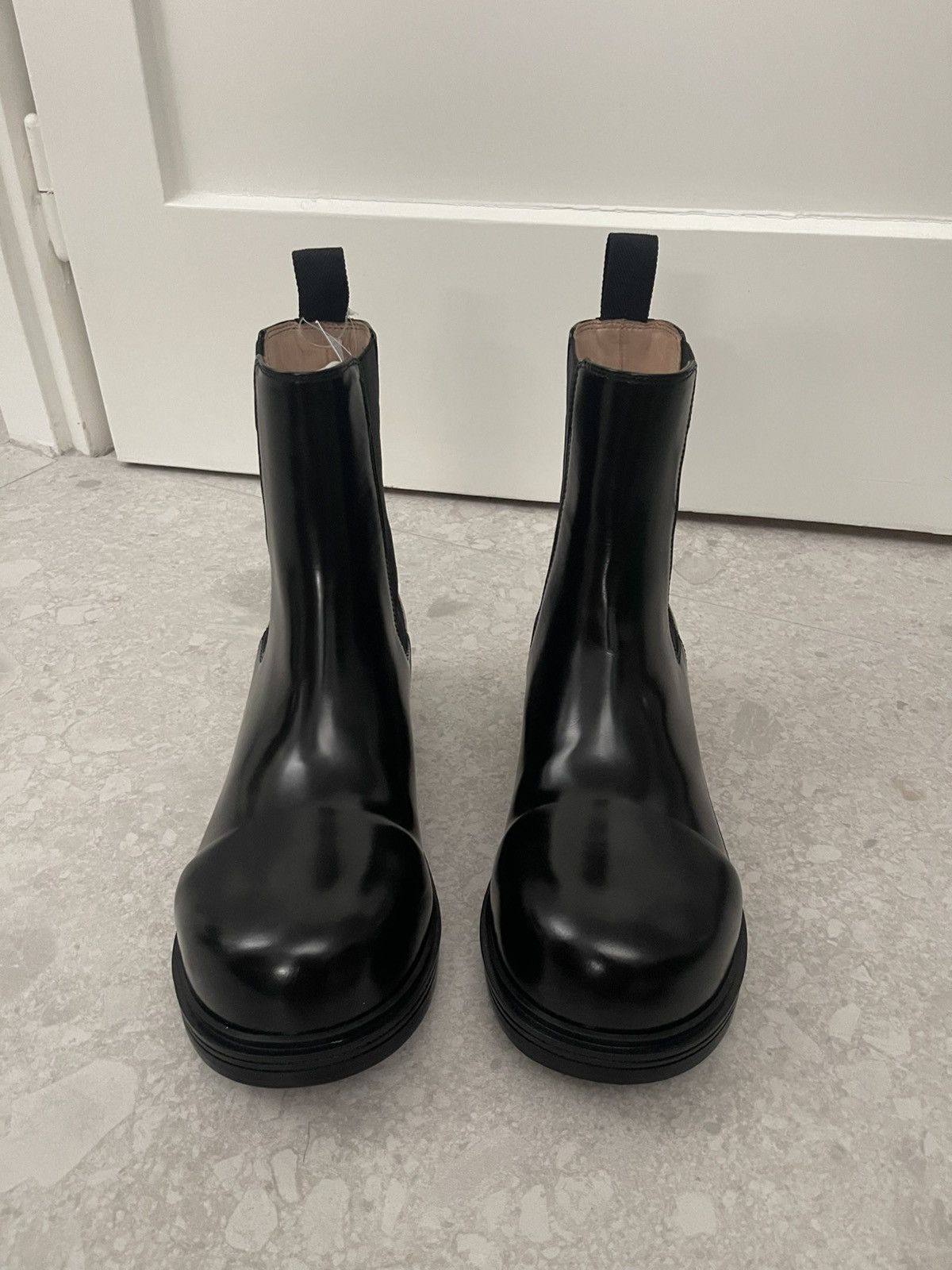 Bottega Veneta Fireman Ankle Boots Brushed Vinyl Size US 12 / EU 45 - 2 Thumbnail