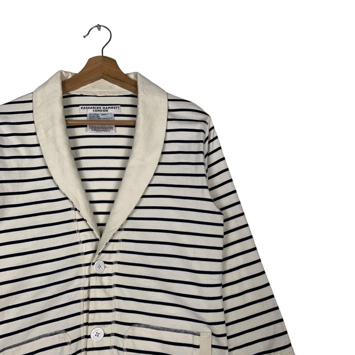 Katharine Hamnett London Katherine Hamnett London Stripe Jacket Size L / US 10 / IT 46 - 5 Thumbnail
