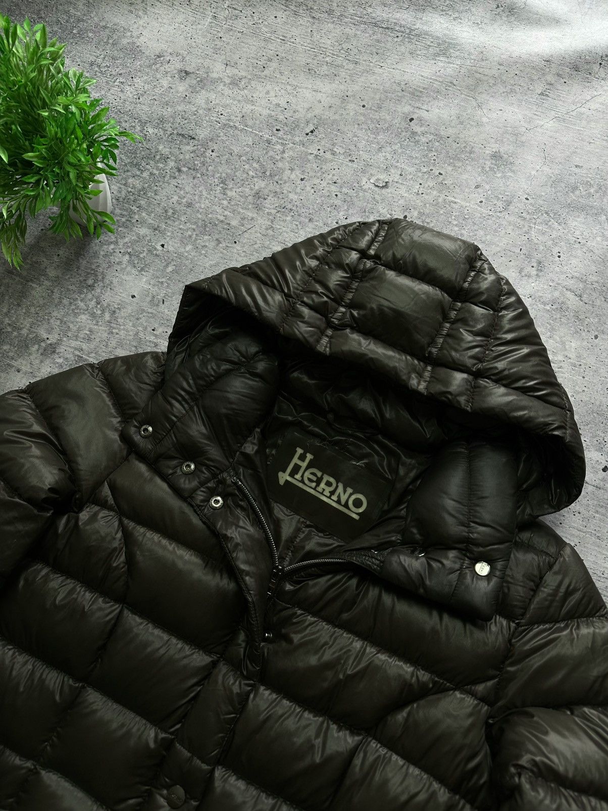 Herno Herno Luxury Down Hooded Puffer Y2K Coat Jacket Size M / US 6-8 / IT 42-44 - 4 Thumbnail