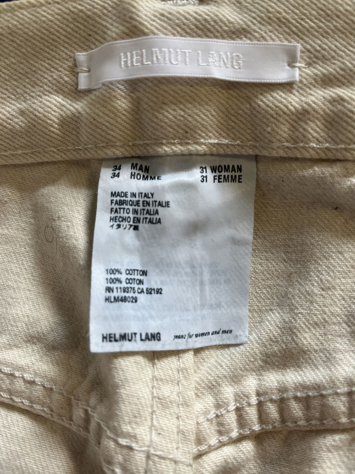 Helmut Lang Helmut Lang Masc Straight Jeans Size US 34 / EU 50 - 4 Thumbnail