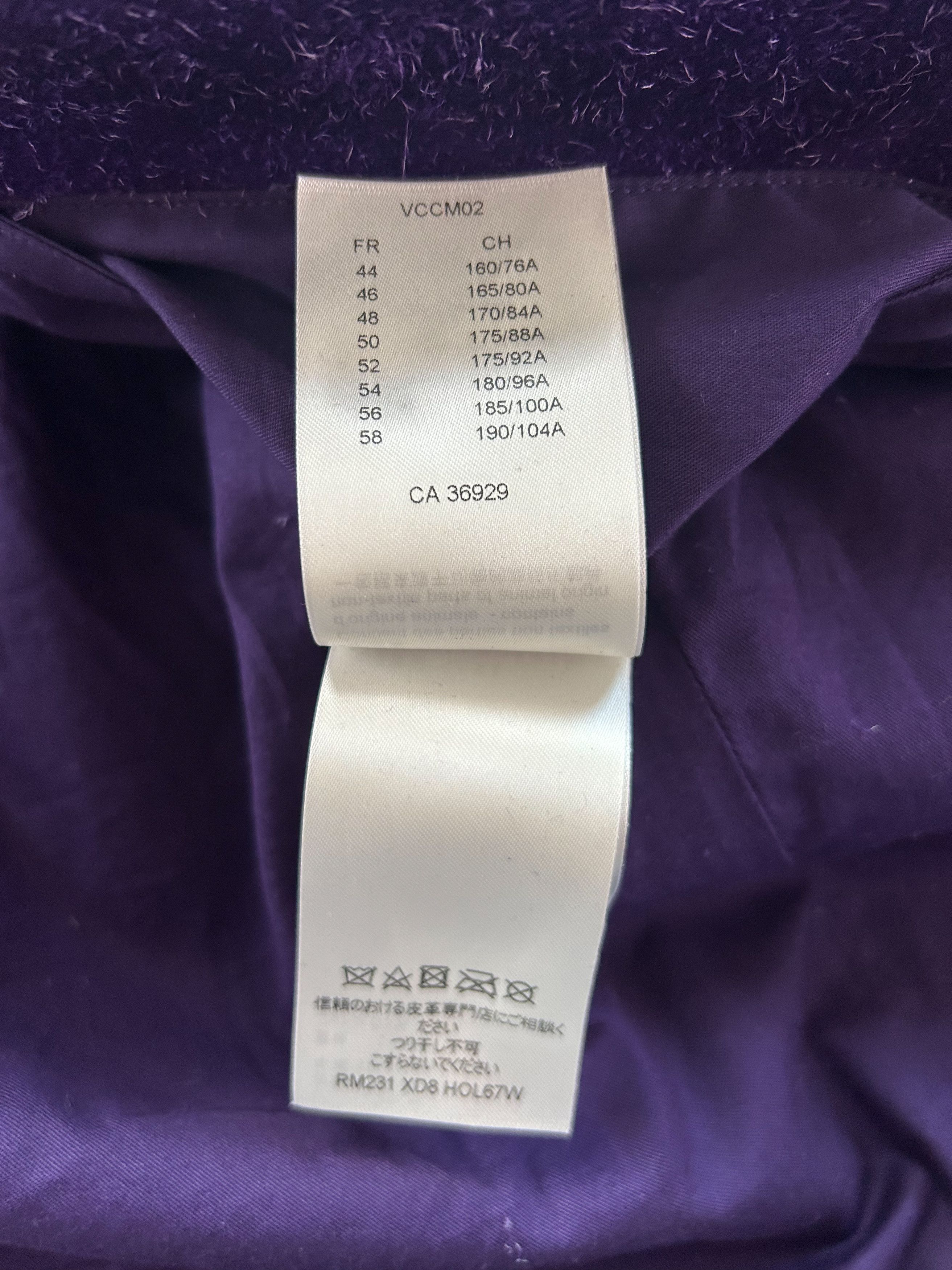 Louis Vuitton Louis Vuitton Purple Embossed Monogram Suede Workwear Jacket Size US XXL / EU 58 / 5 - 9 Thumbnail