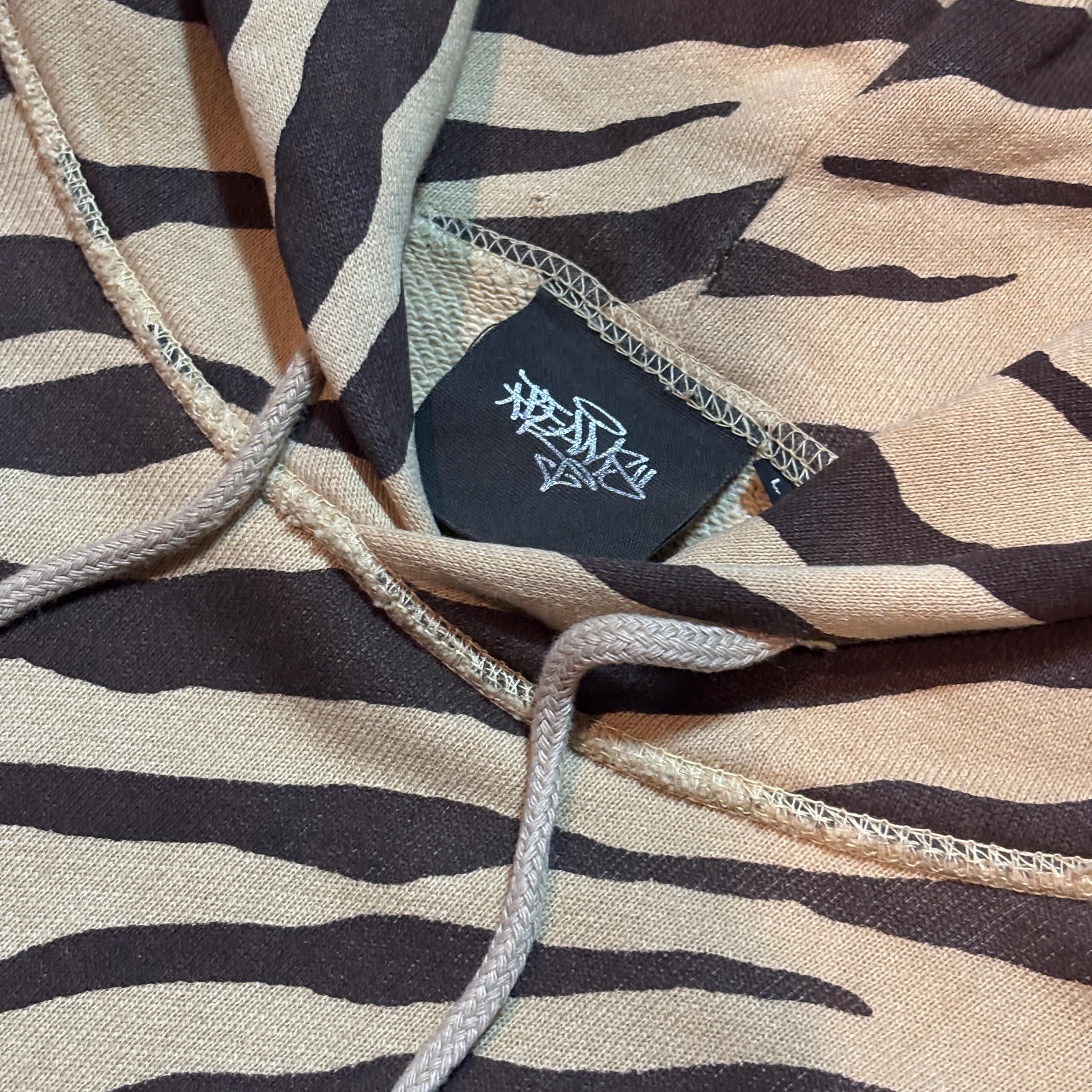 Beams Japan Beams Tiger Striped Printed Pullover Hoodie Sweatshirt japan Size US M / EU 48-50 / 2 - 8 Thumbnail