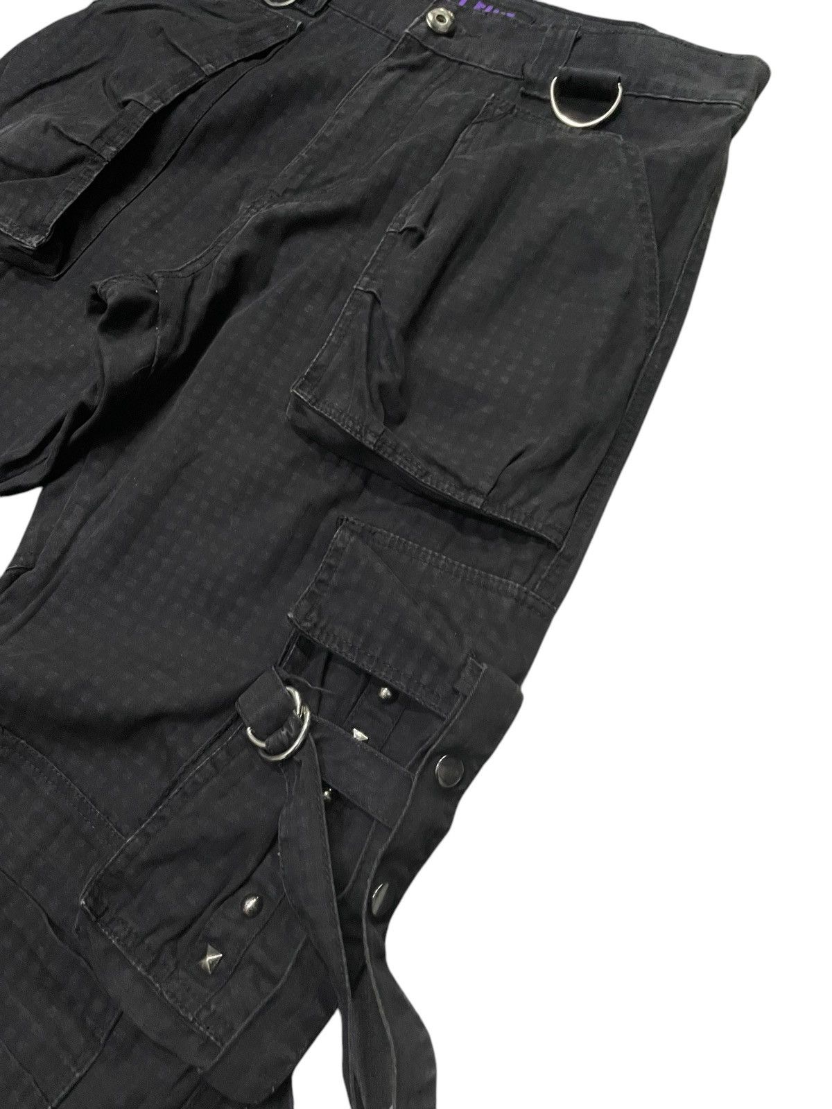 Hysteric Glamour × Japanese Brand × Tripp NYC Planet Five Japan Raver Studded Bondage Loose Jeans Size US 33 - 7 Thumbnail
