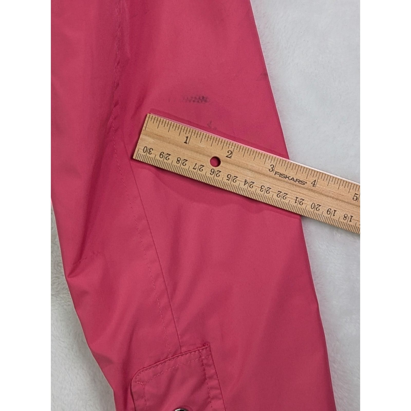 Lauren Ralph Lauren Size S Petite Pink Windbreaker Dual Zip w/Snap Overlay Lined Size S / US 4 / IT 40 - 9 Thumbnail