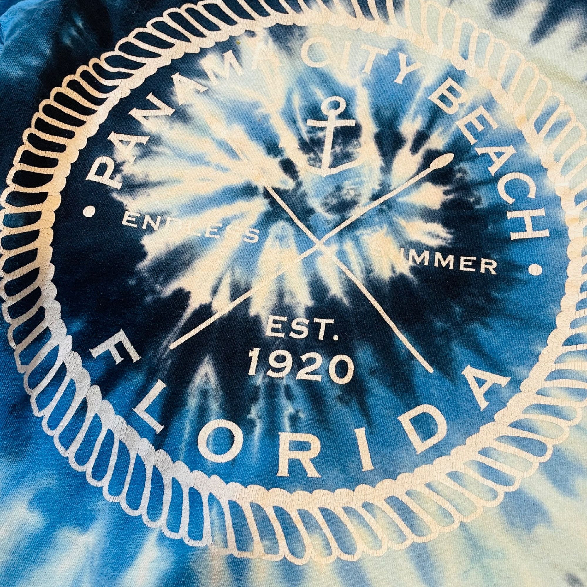 Other Panama City Beach Florida Colortone Tie-Dye Long Sleeve Shir Size US S / EU 44-46 / 1 - 3 Thumbnail