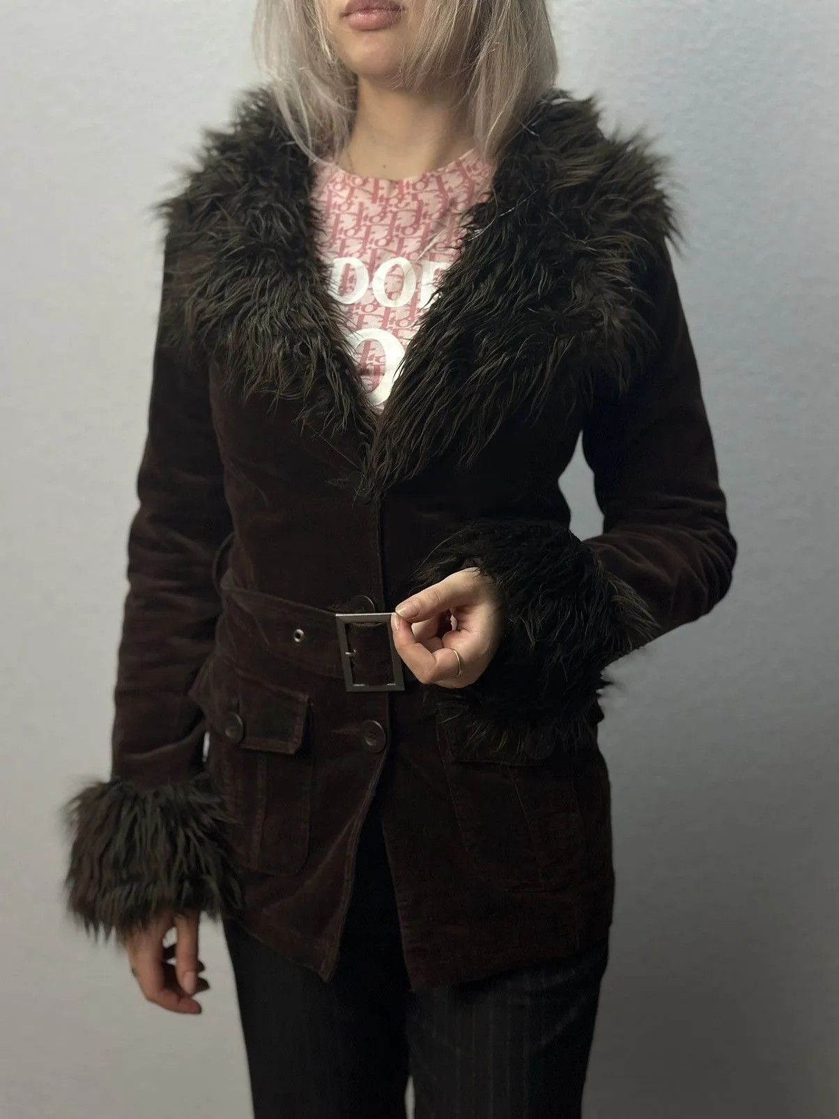 Issey Miyake Ifsixwasnine Vintage Fur Leather Jacket legrandebleu Japan Size S / US 4 / IT 40 - 2 Thumbnail