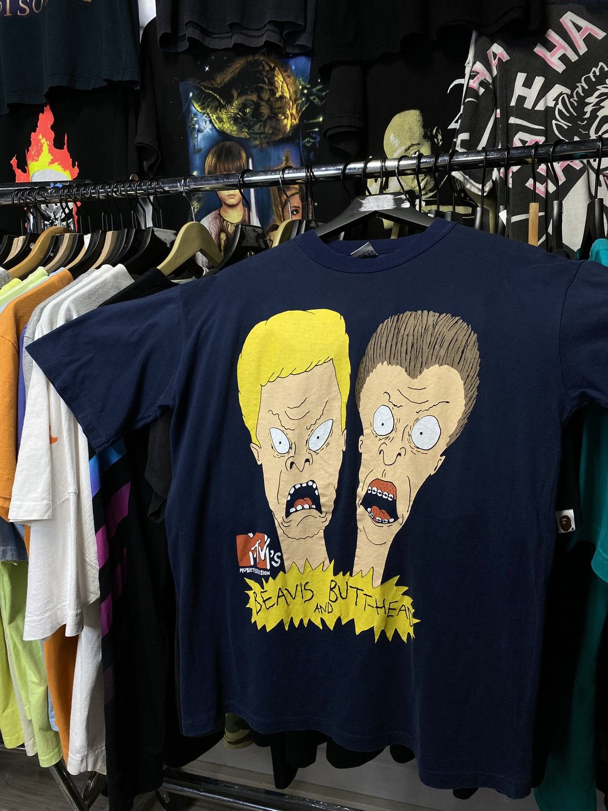 Vintage Vintage 90’s Beavis & Butthead T-Shirt Vtg Mtv Tee Medium Size US M / EU 48-50 / 2 - 6 Thumbnail