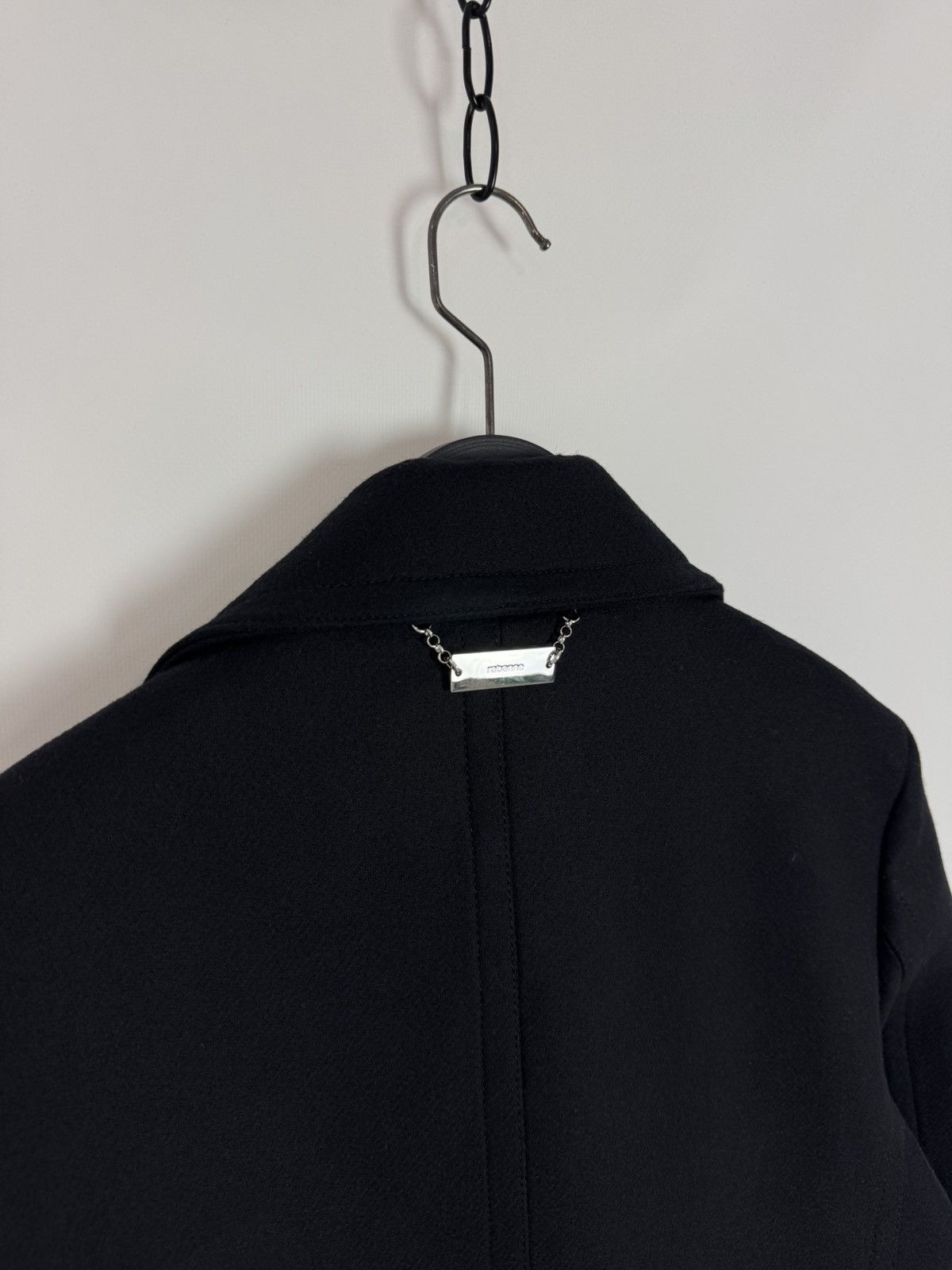 H&M H&M x Rabanne Wool Black Coat Jacket Size US S / EU 44-46 / 1 - 15 Thumbnail
