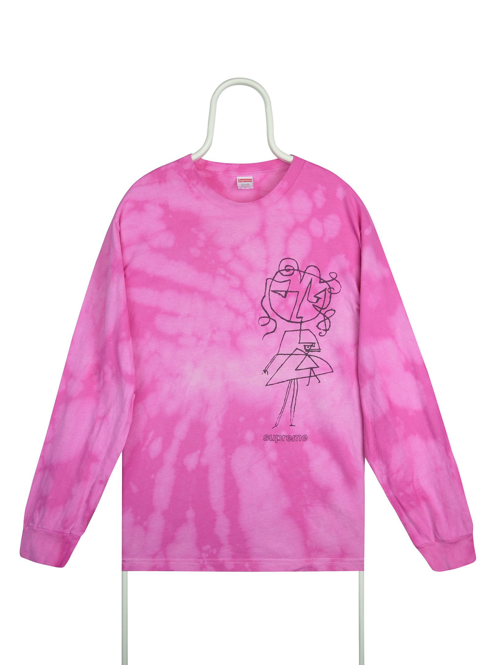 Supreme Supreme cotton pink tie dye sweatshirt Size US L / EU 52-54 / 3 - 1 Thumbnail