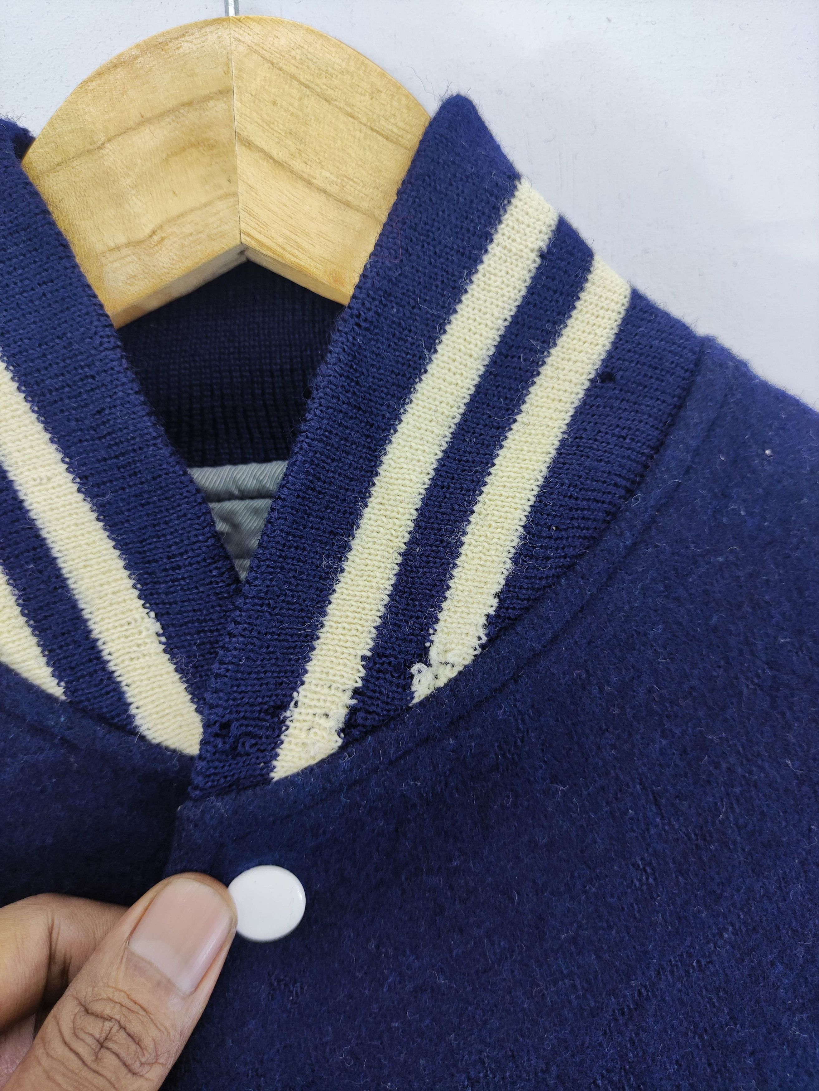 Japanese Brand Vintage Chuo Sports Varsity Wool Jacket Snap Button Size US L / EU 52-54 / 3 - 2 Thumbnail