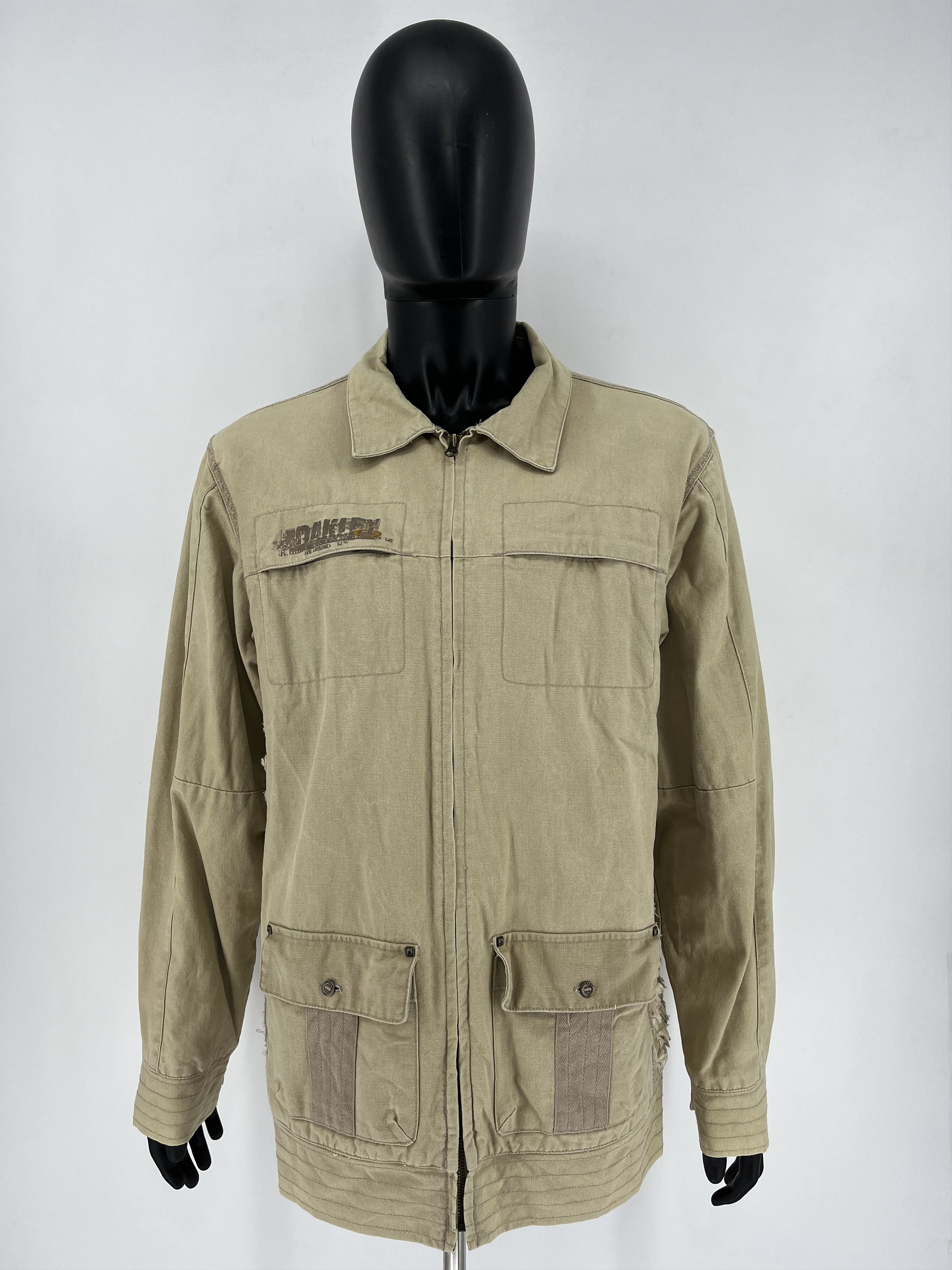 Oakley × Vintage Oakley Rare Vintage Denim Jacket Garment Dyed 90s M Size US L / EU 52-54 / 3 - 3 Thumbnail