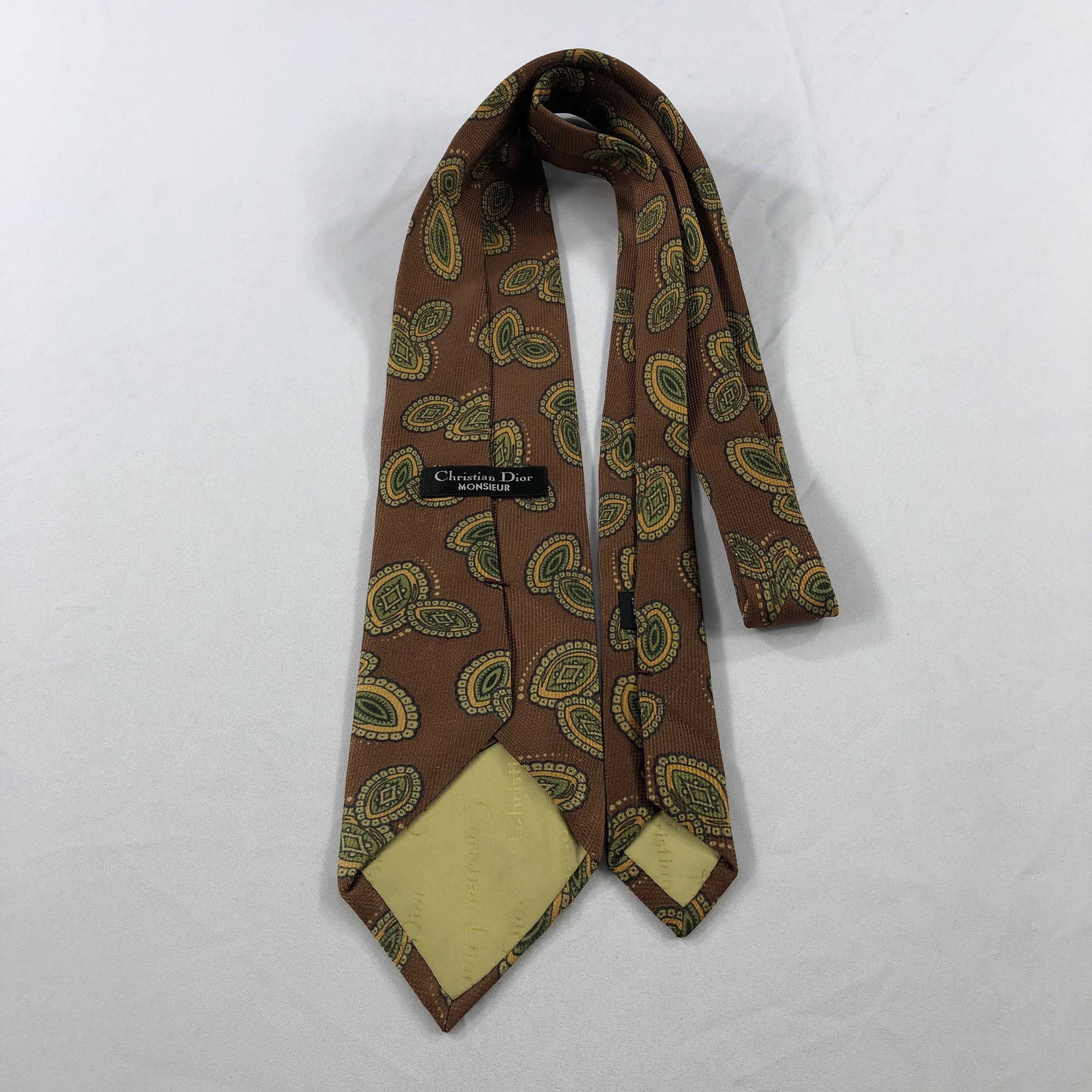 Vintage ChRIStian diOR Silk Neck Ties T95 Size ONE SIZE - 2 Thumbnail