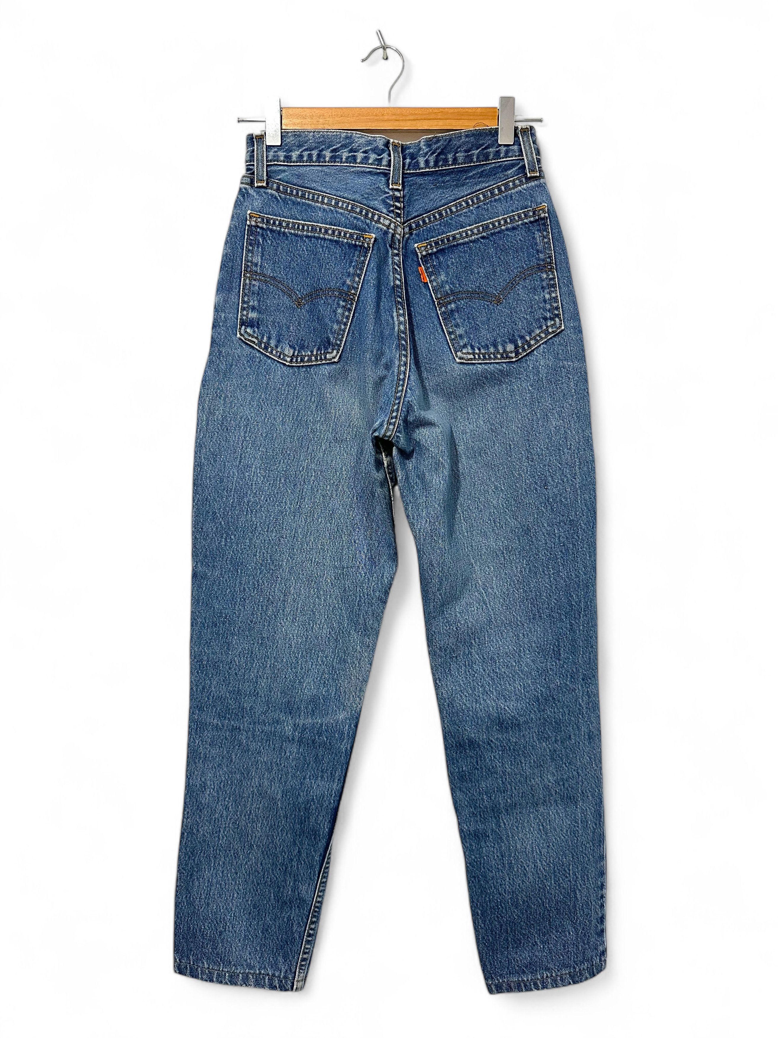 Levi's × Vintage Vintage Levi's 881 Orange Tab Women's Denim w 29 l 30 Size 29" - 2 Thumbnail