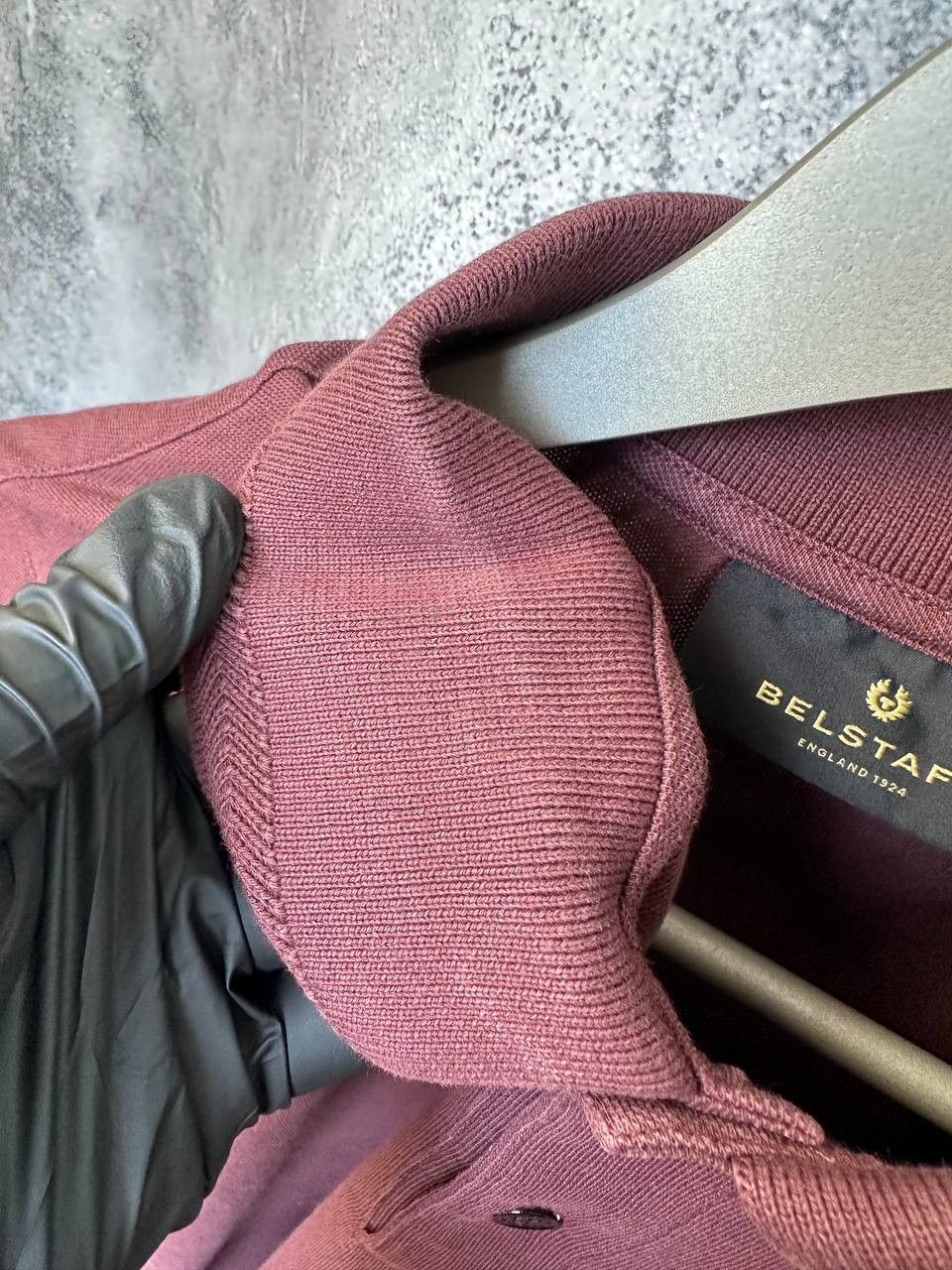 Belstaff Belstaff Polo Shirt Burgundy SS Collared Patch Box Logo Size US M / EU 48-50 / 2 - 12 Thumbnail