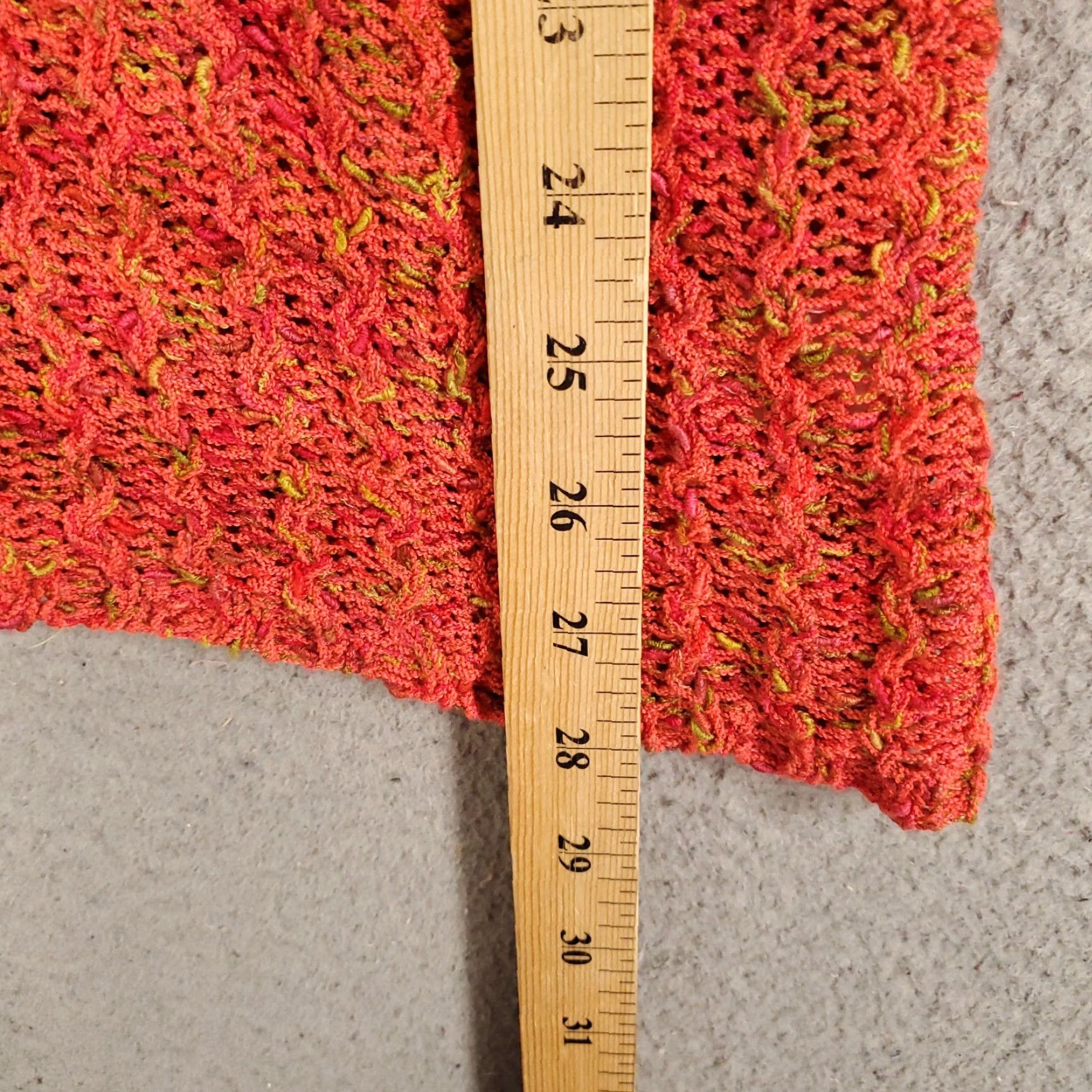 Coldwater Creek Coldwater Creek Sweater Cardigan XL Orange Peach Speckled Button Up Womens Size XL / US 12-14 / IT 48-50 - 3 Thumbnail