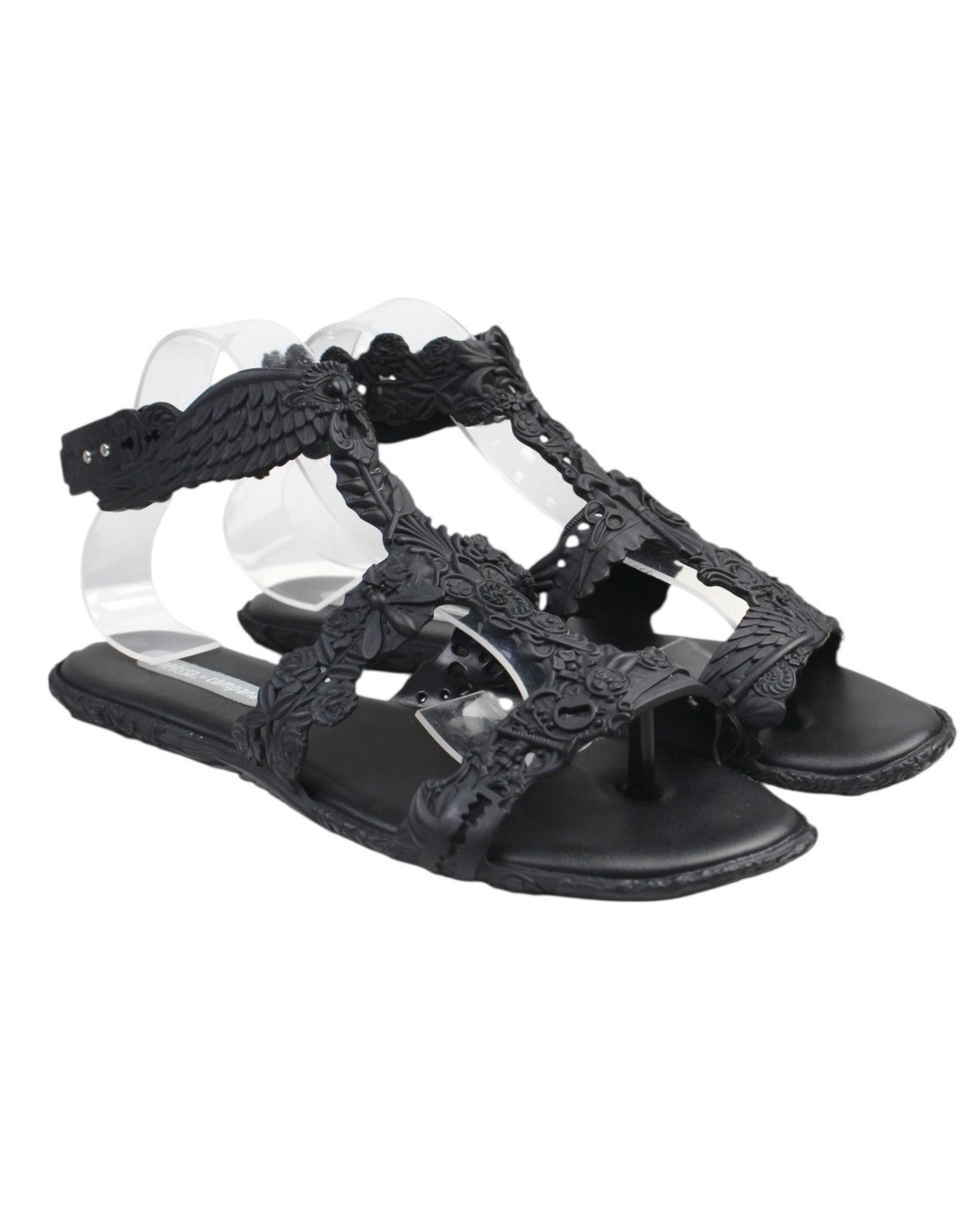 SS2015 MELISSA × CAMPANA BARROCA BLACK WINGS ART SANDALS