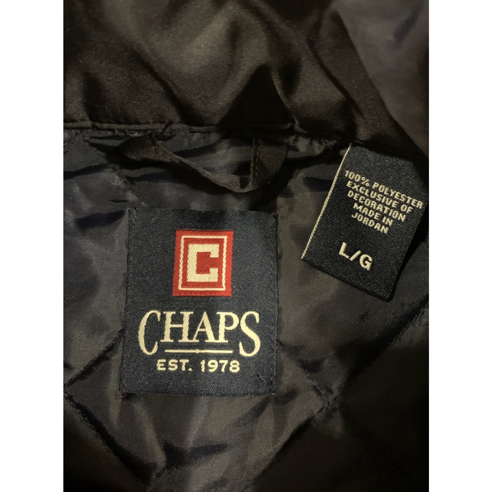 Chaps Chaps by Ralph Lauren Blue Plaid Fleece Jacket L Quilted Full Zip Size US L / EU 52-54 / 3 - 2 Thumbnail