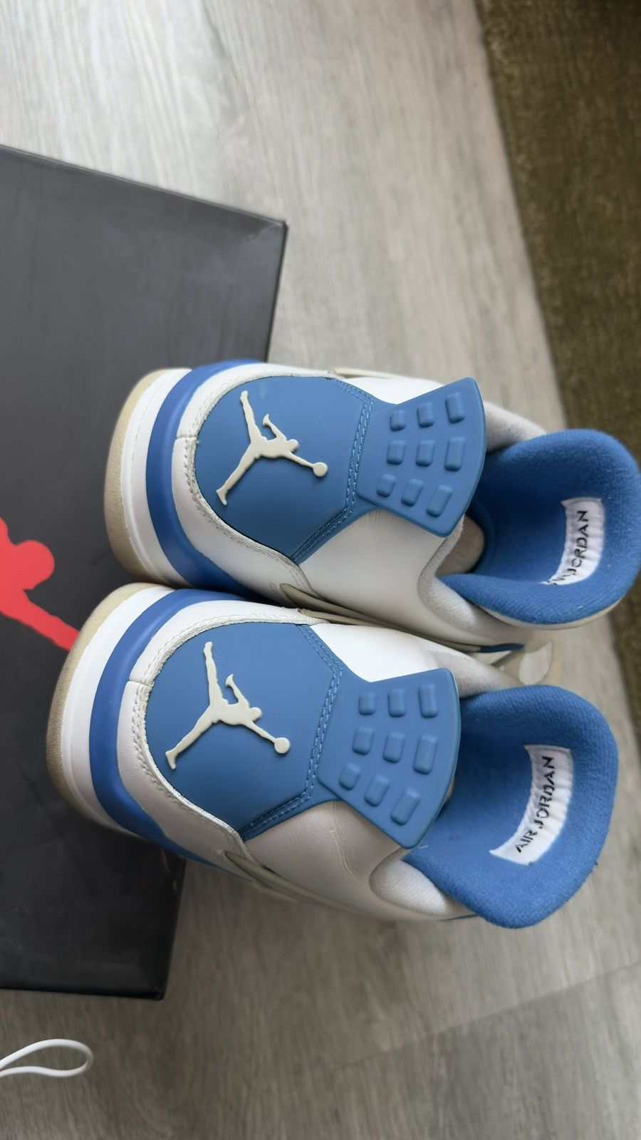 Jordan Brand Air Jordan 4 Military Blue 2012 pair Size US 8.5 / EU 41-42 - 5 Thumbnail