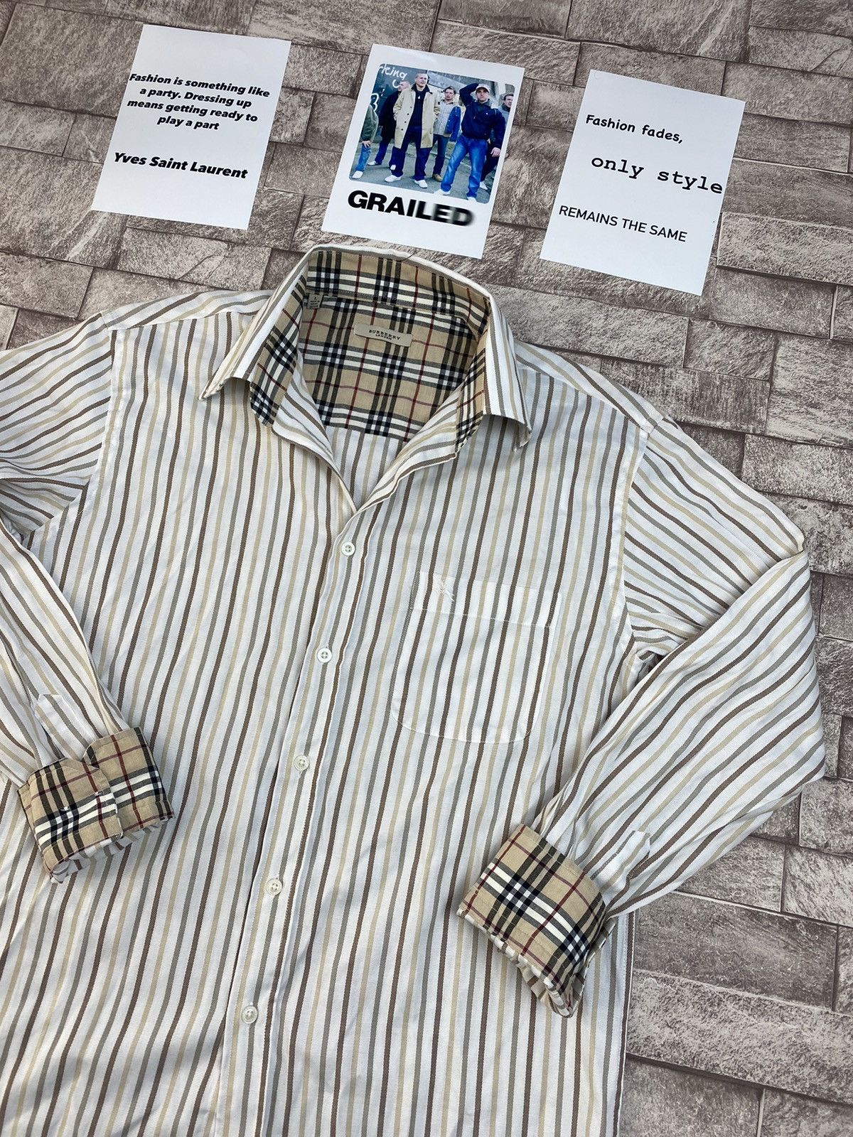 Burberry VINTAGE FLANNEL by Travis Scott style BURBERRY Size US L / EU 52-54 / 3 - 3 Thumbnail