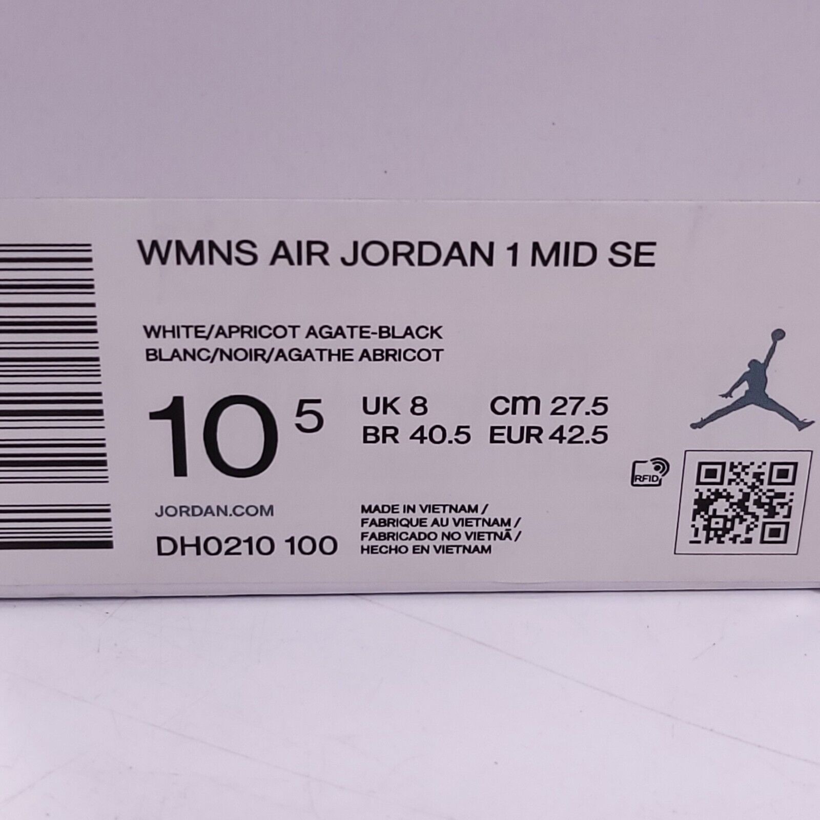 Nike Nike Air Jordan 1 Mid SE Shoe Womens Size 10.5 DH0210-100 Size US 10.5 / IT 40.5 - 10 Thumbnail