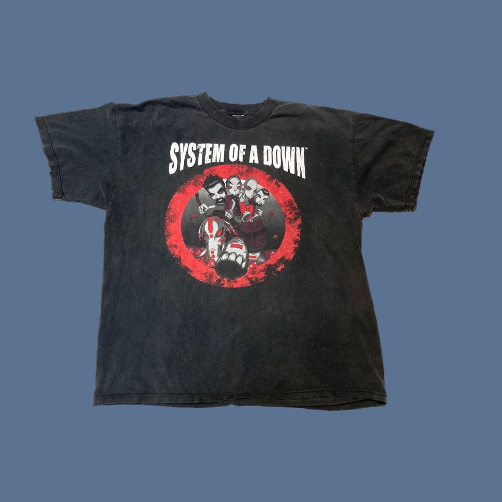 Vintage VINTAGE System of a Down Mushroom Cult Concert Tour Band Rare Shirt XL Black Men T-Shirt Band XL Size US XL / EU 56 / 4 - 1 Thumbnail