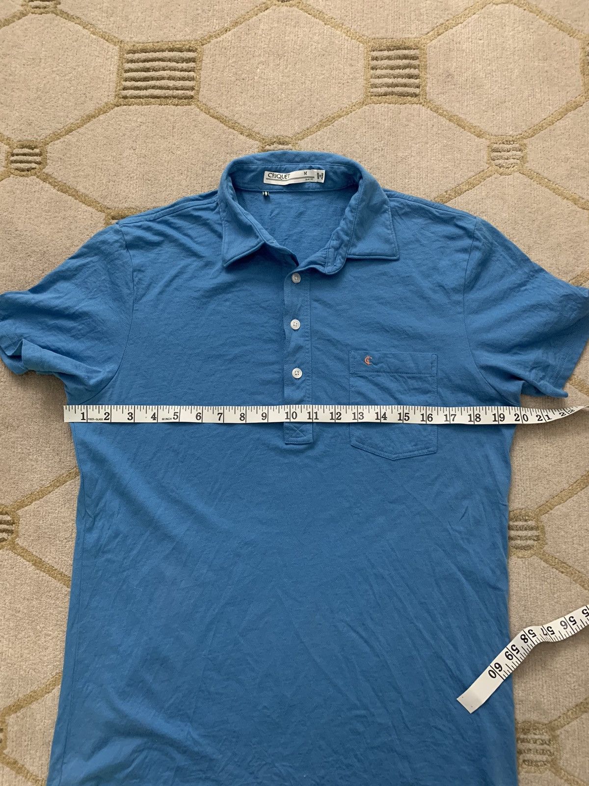 Criquet Criquet Slim Fit Pocket Polo Size US M / EU 48-50 / 2 - 6 Thumbnail