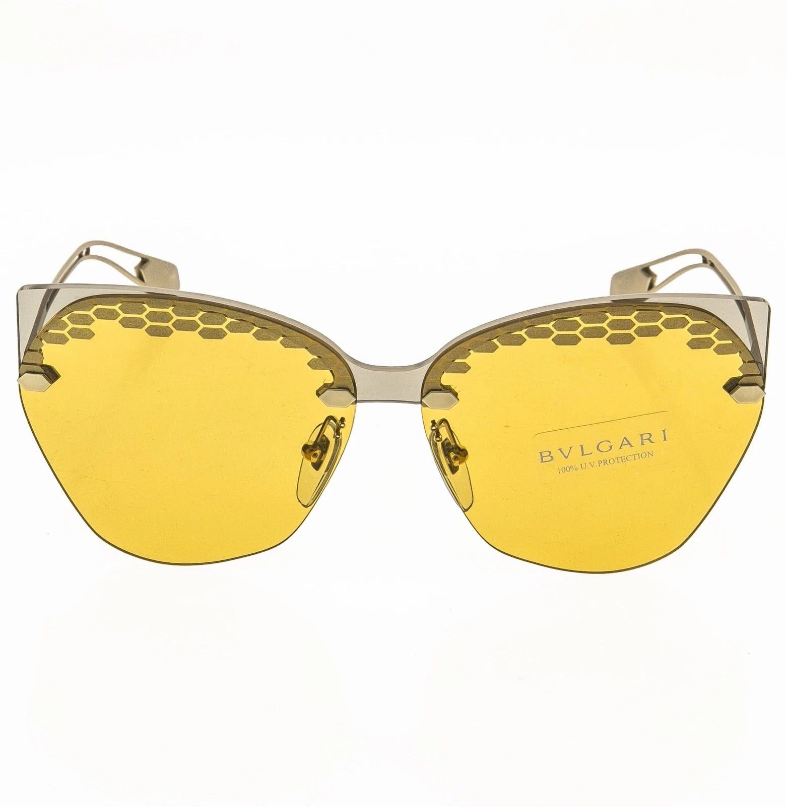 Bvlgari BVLGARI BV6107 6107 SERPENTI Scalesbeat Gold Sunglasses Size ONE SIZE - 2 Thumbnail