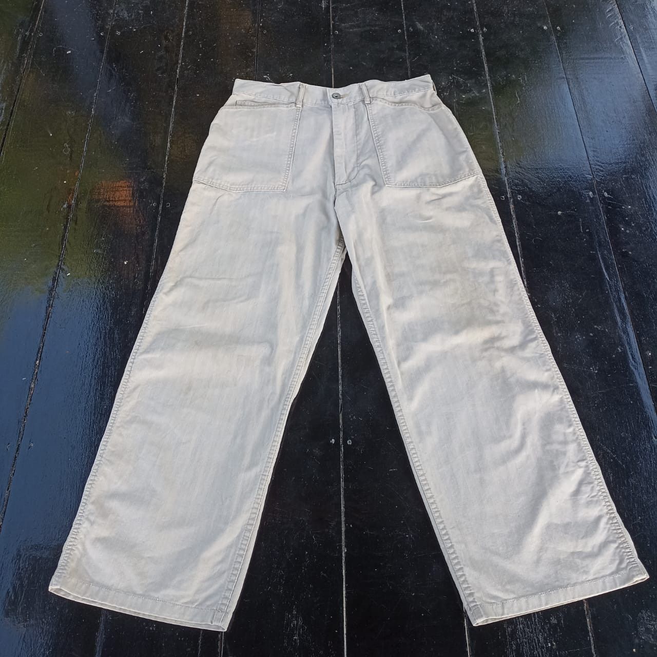 image of VTG Levis America's Finest Jeans Baggy Style Mi Japan in Beige, Men's (Size 34)
