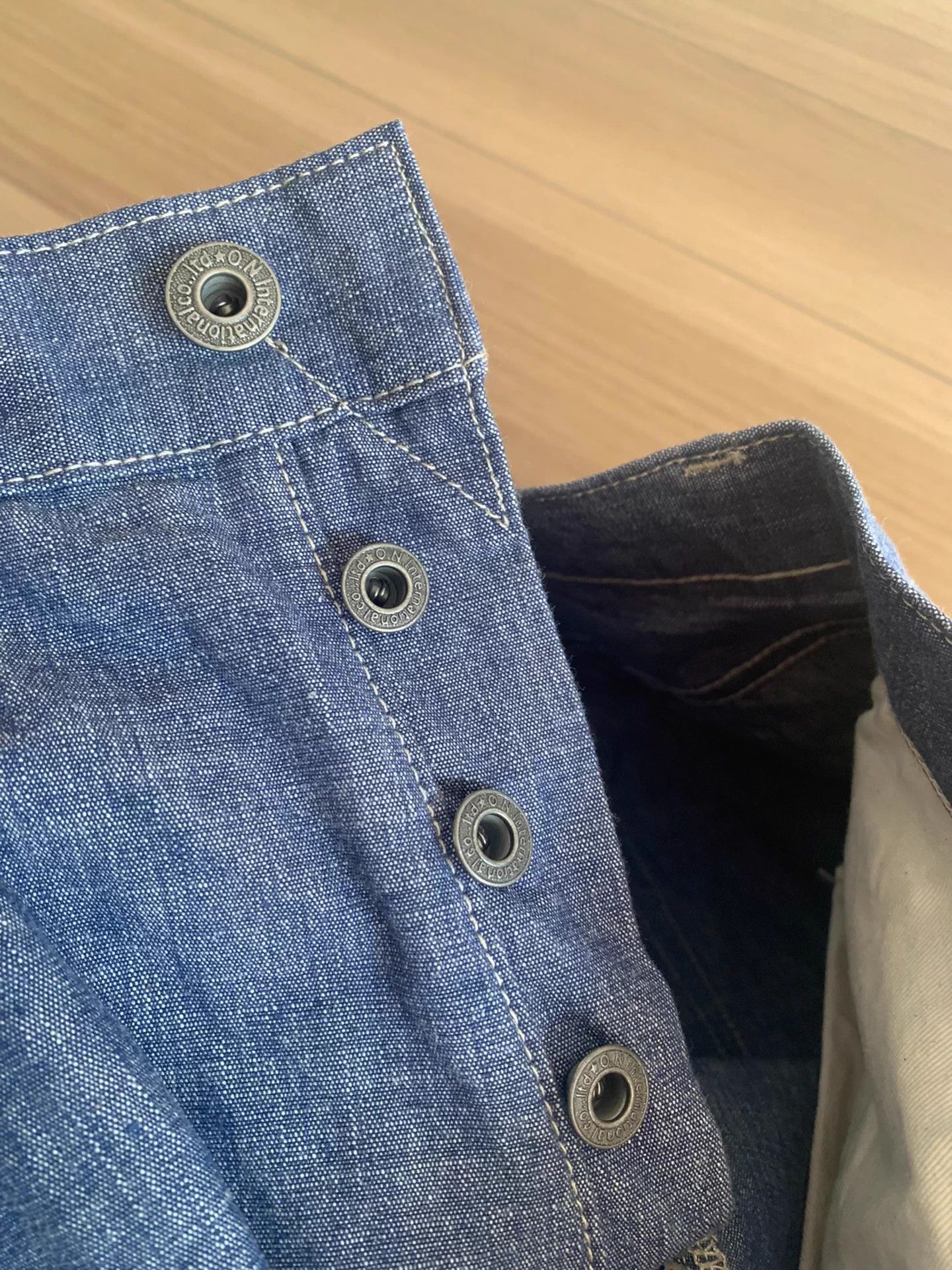 Other Japanese 8oz light loose straight chambray unisex Size US 34 / EU 50 - 6 Thumbnail