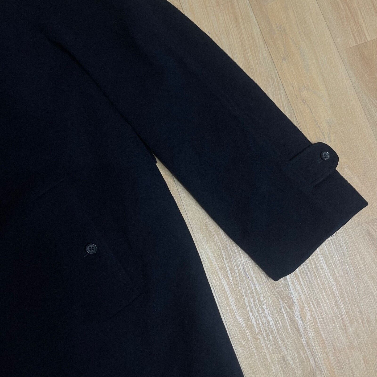 Burberry VINTAGE Burberry Trench Coat CASHEMERE VIRGIN WOOL BLUEnavy Size US L / EU 52-54 / 3 - 7 Thumbnail