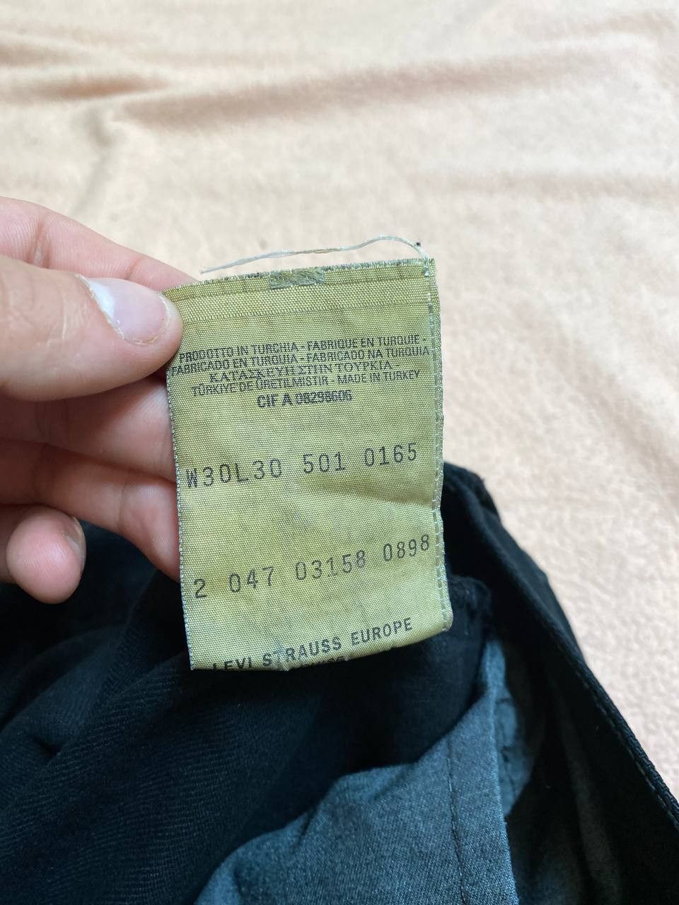 Levi's × Vintage Vintage Levis 501 Y2K Baggy Denim Distressed 90s Jeans Size US 30 / EU 46 - 3 Thumbnail