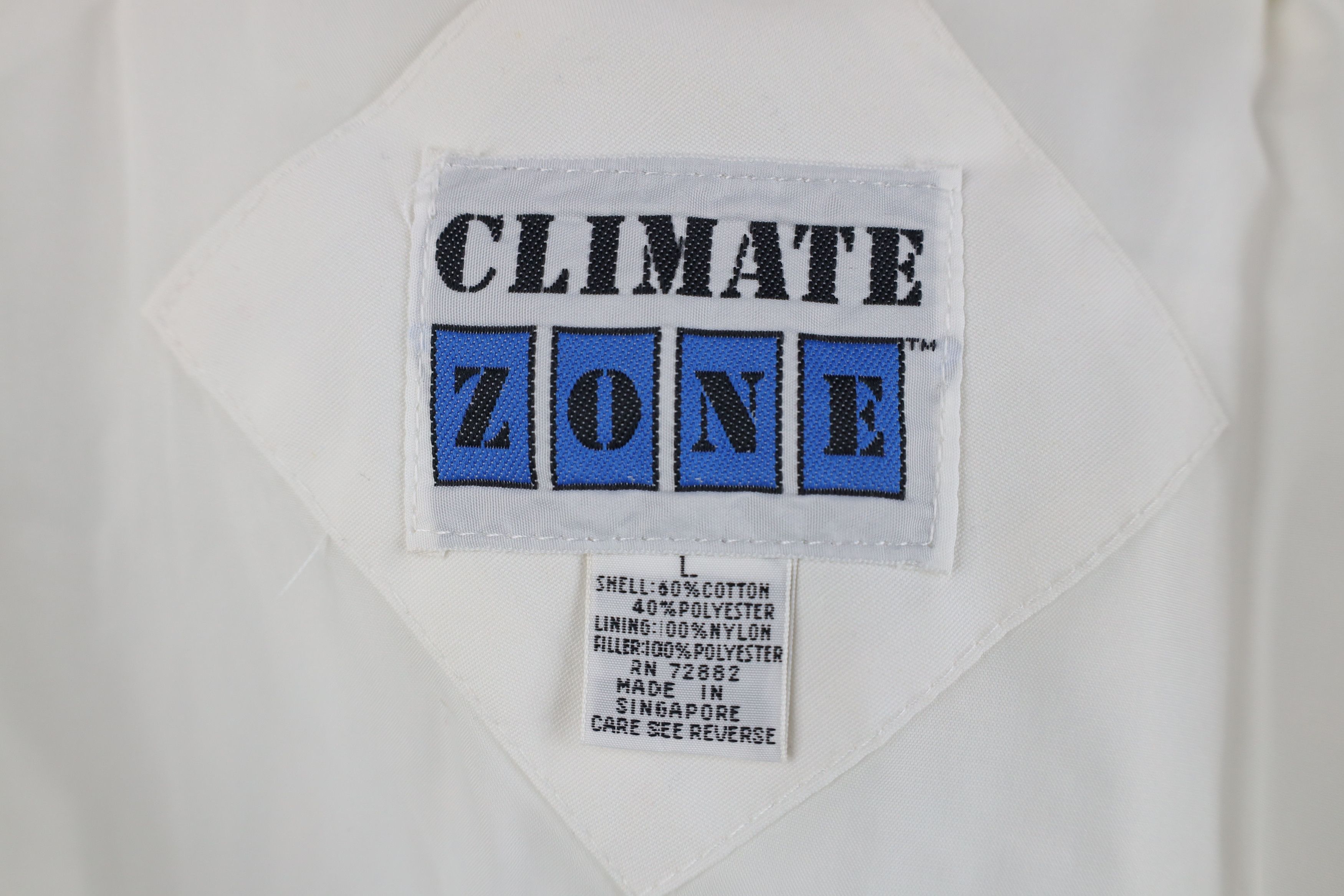 Vintage Deadstock Vintage 90s Streetwear Full Zip Puffer Jacket Size L / US 10 / IT 46 - 11 Thumbnail